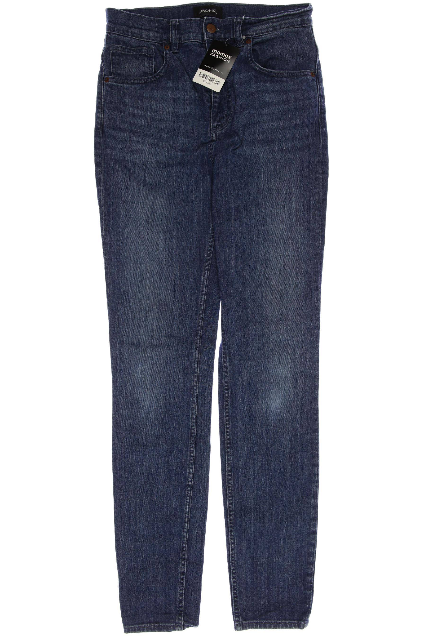 

MONKI Damen Jeans, blau