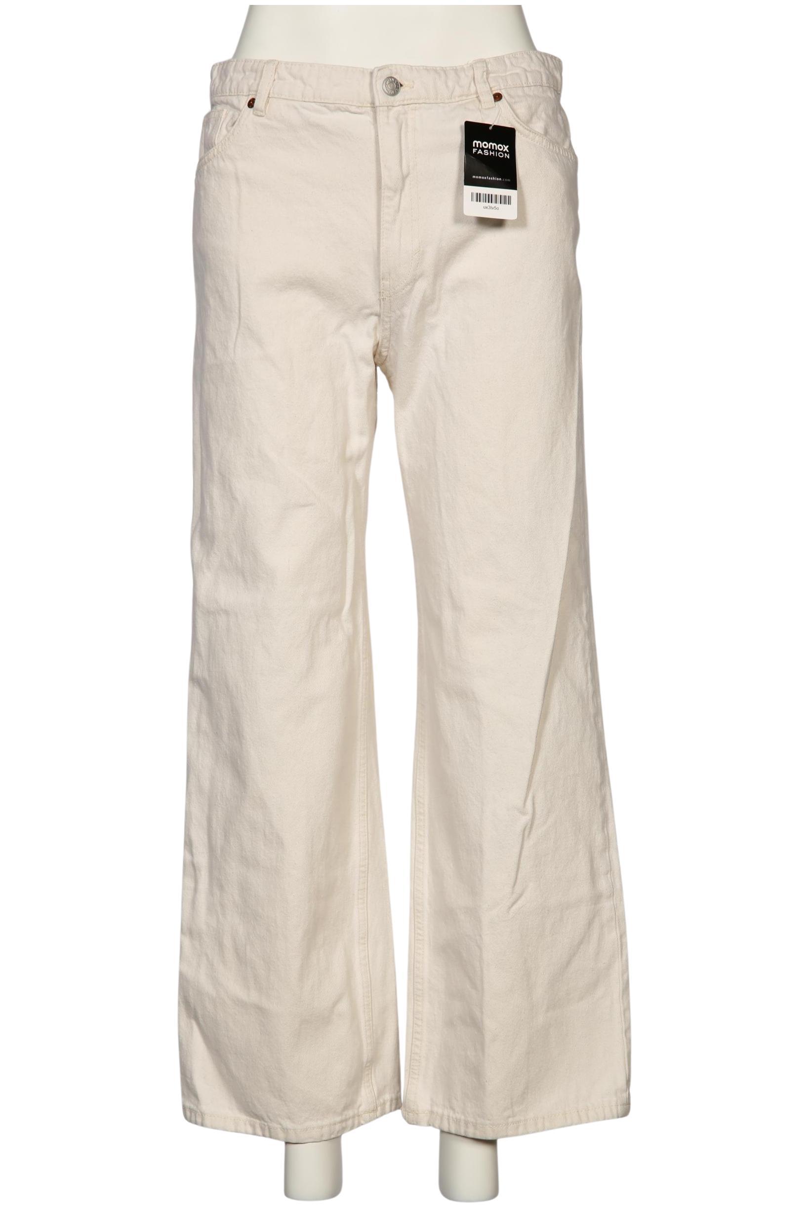 

Monki Damen Jeans, cremeweiß, Gr. 32