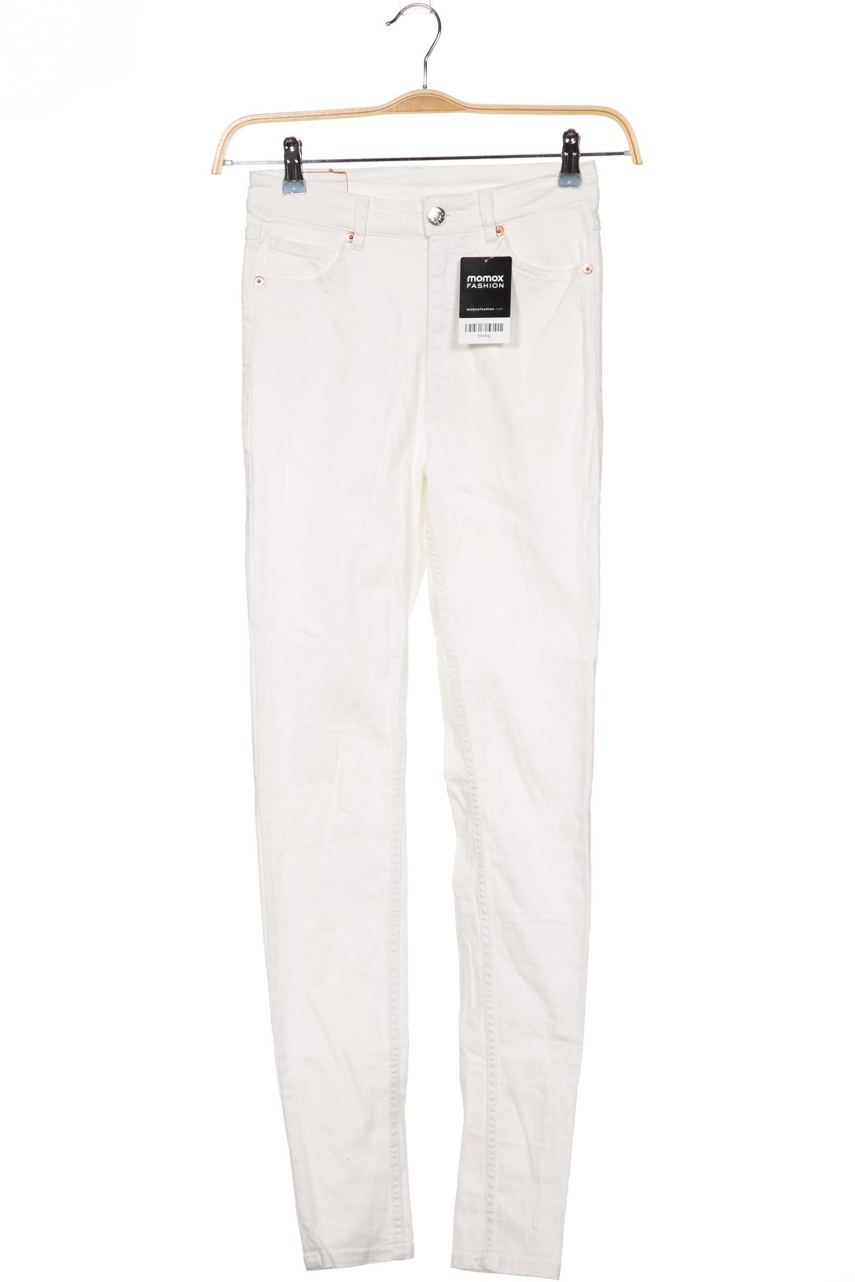 

MONKI Damen Jeans, weiß