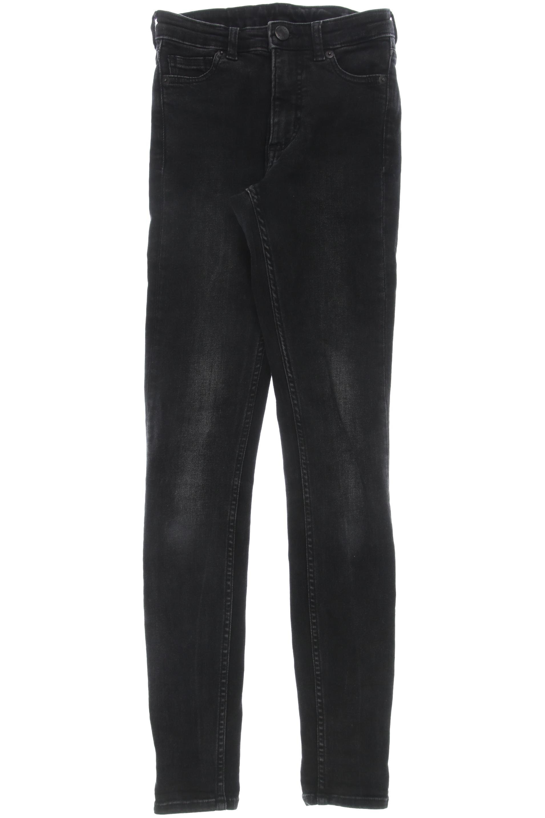 

Monki Damen Jeans, schwarz, Gr. 24