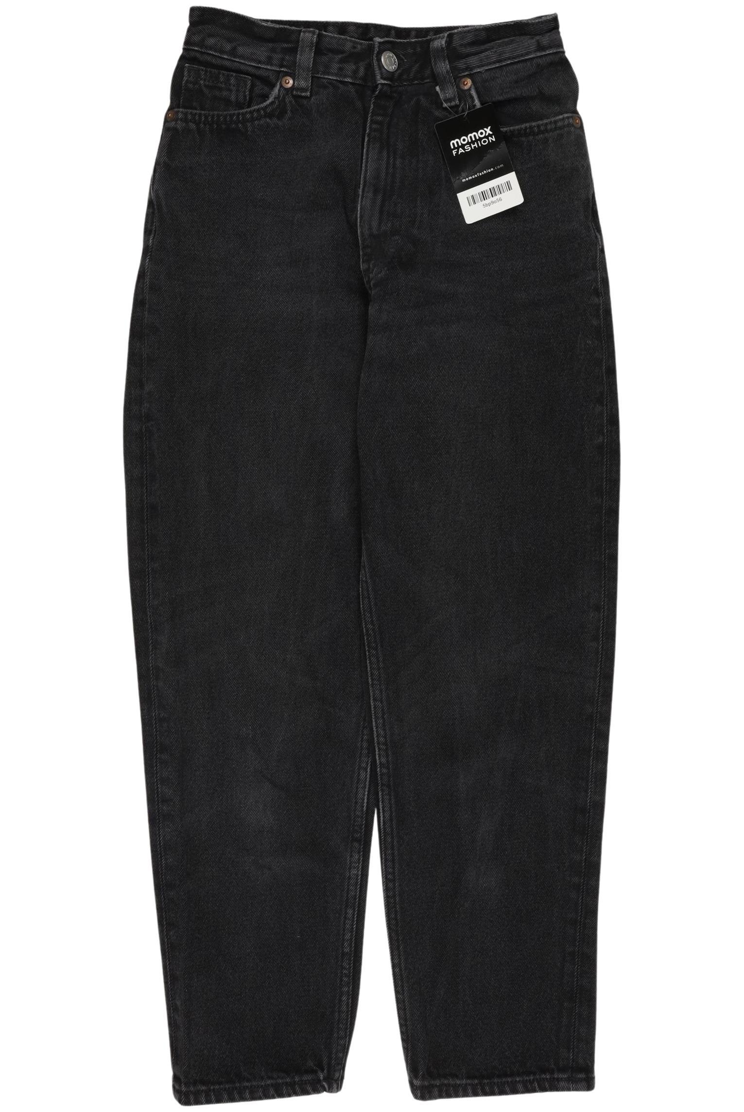

Monki Damen Jeans, schwarz, Gr. 24