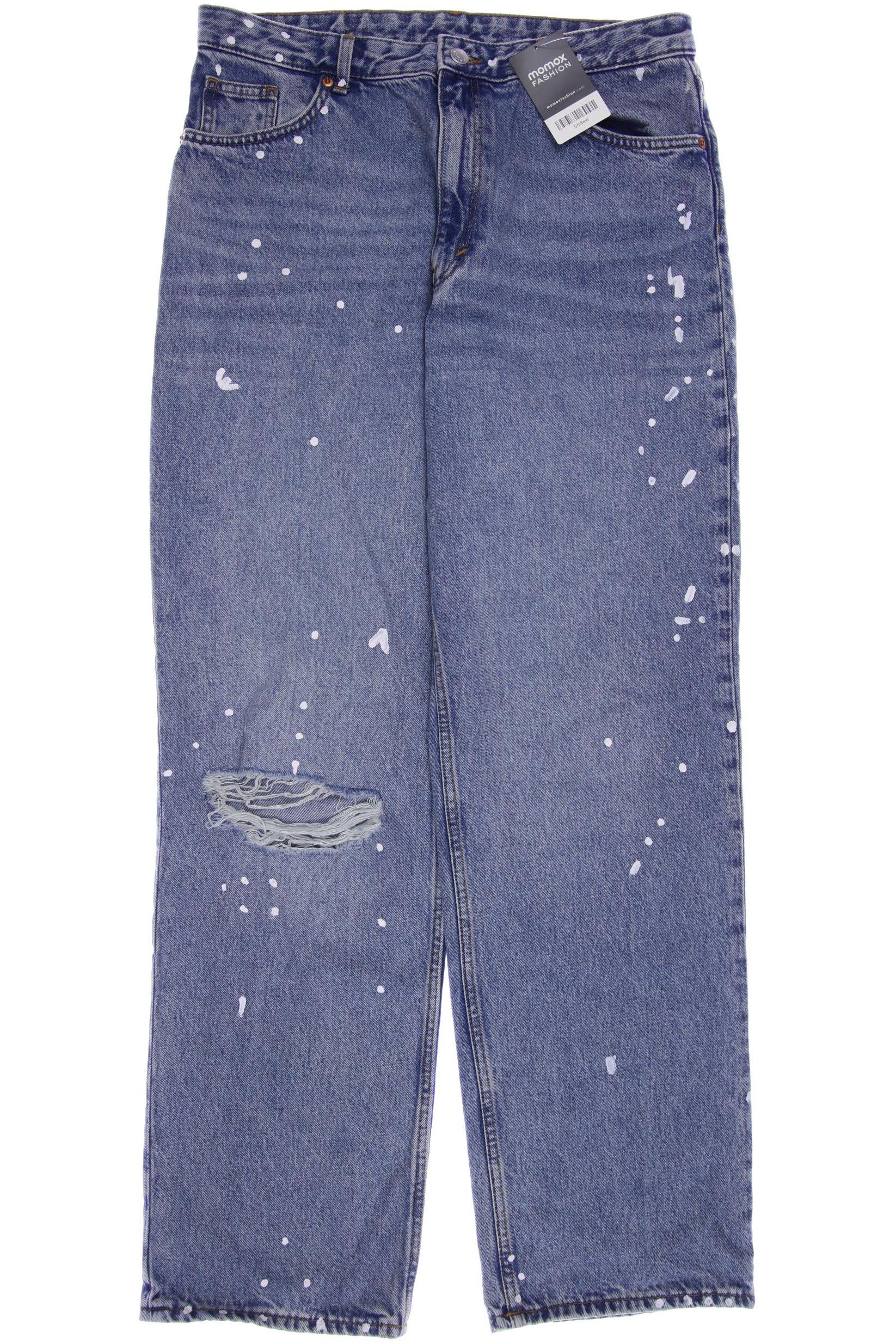 

MONKI Damen Jeans, blau