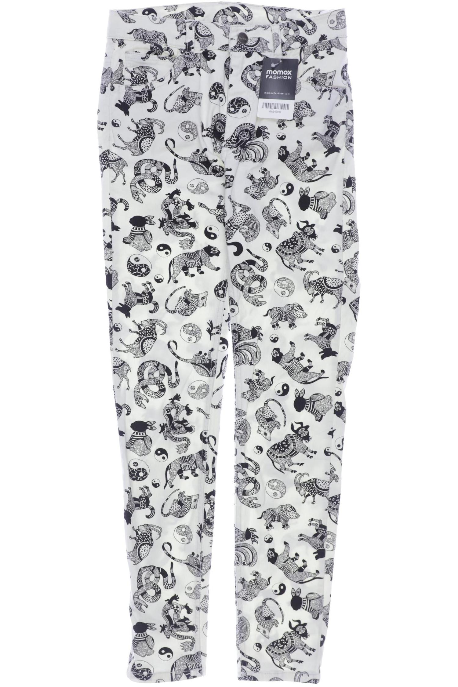 

MONKI Damen Jeans, weiß