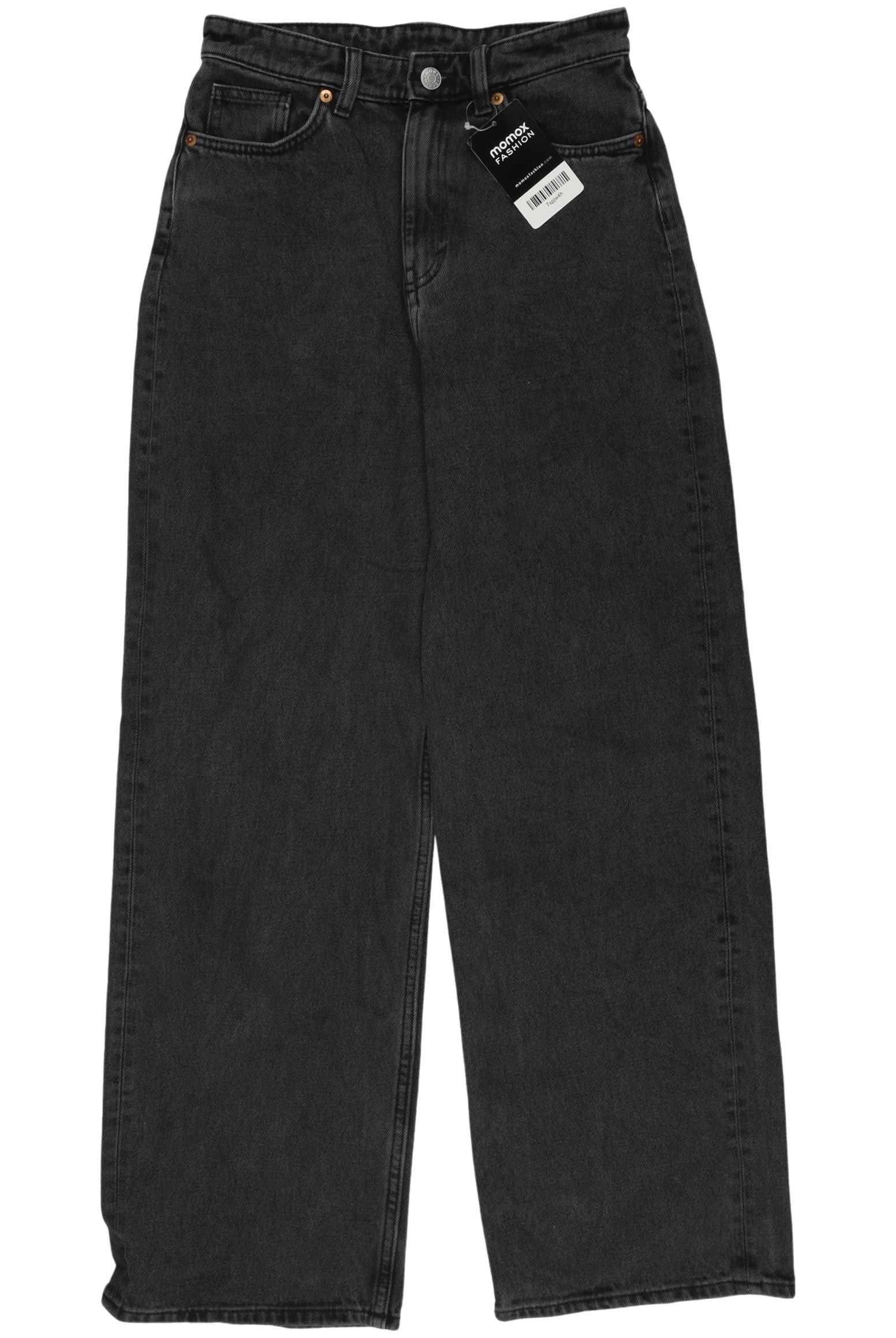 

Monki Damen Jeans, schwarz, Gr. 24
