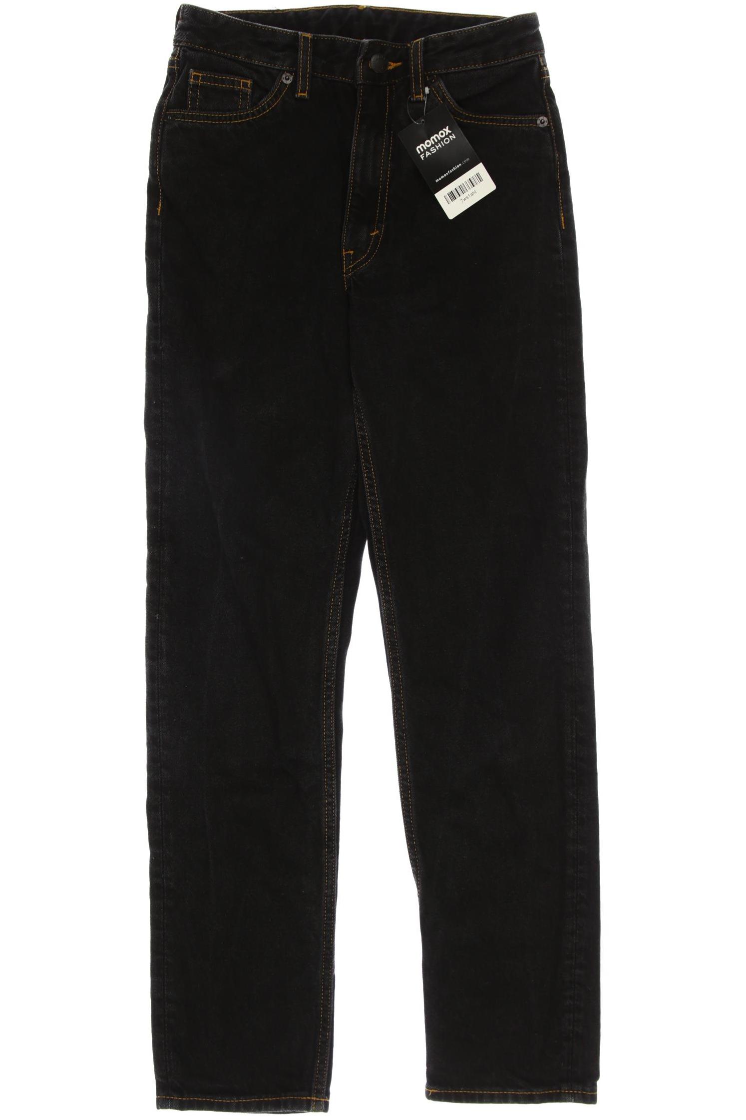 

Monki Damen Jeans, schwarz, Gr. 24