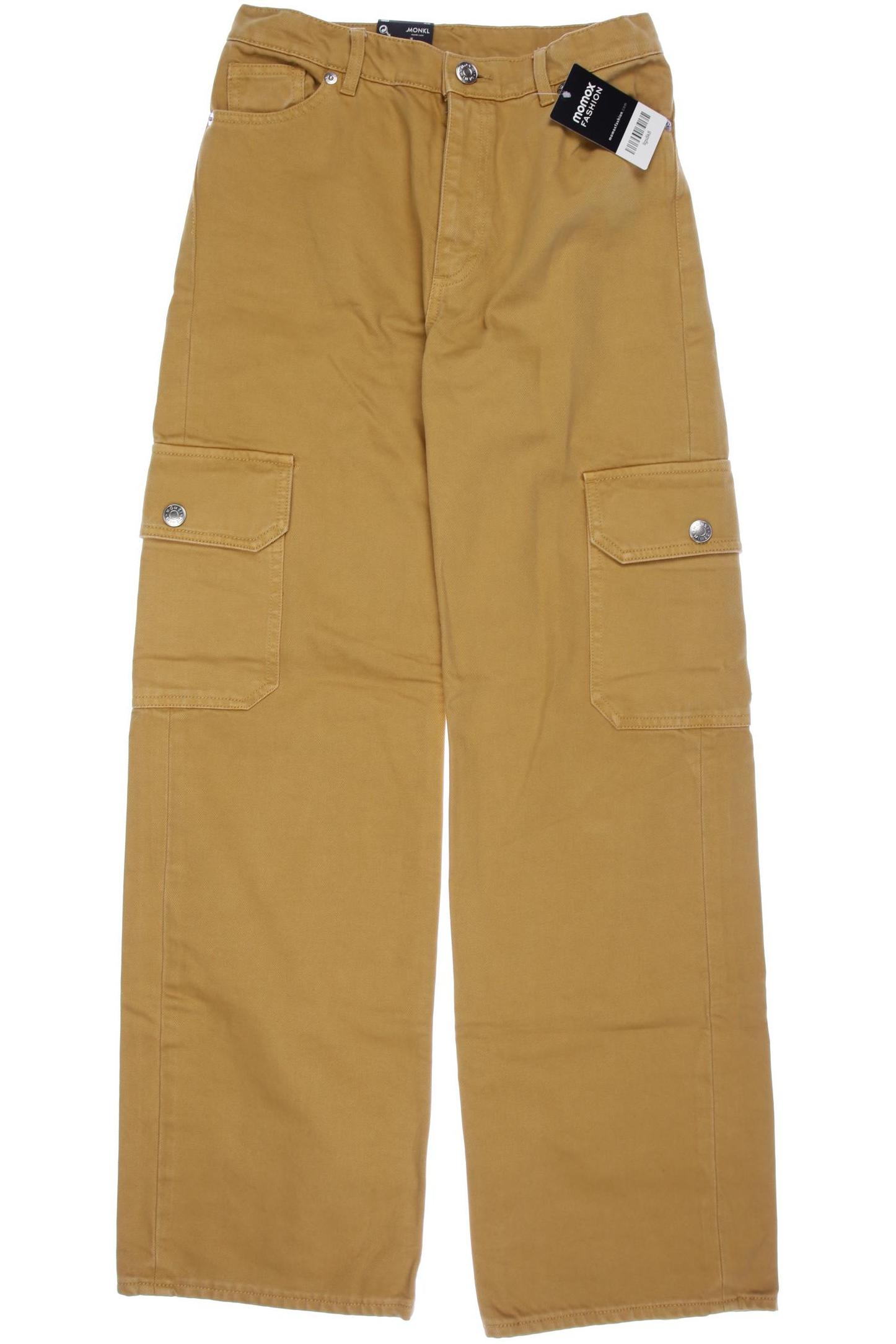 

Monki Damen Jeans, beige, Gr. 26