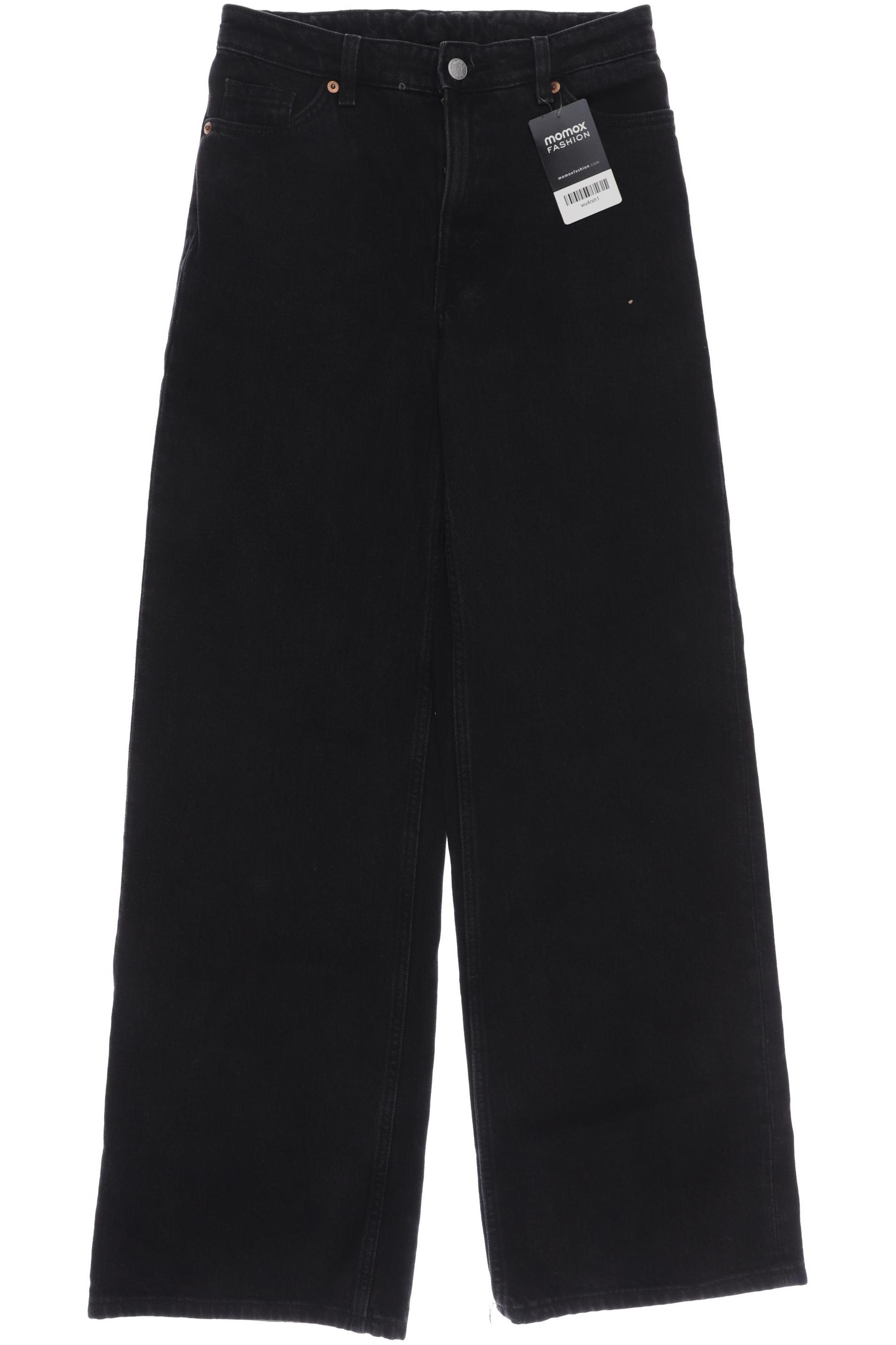 

Monki Damen Jeans, schwarz, Gr. 26