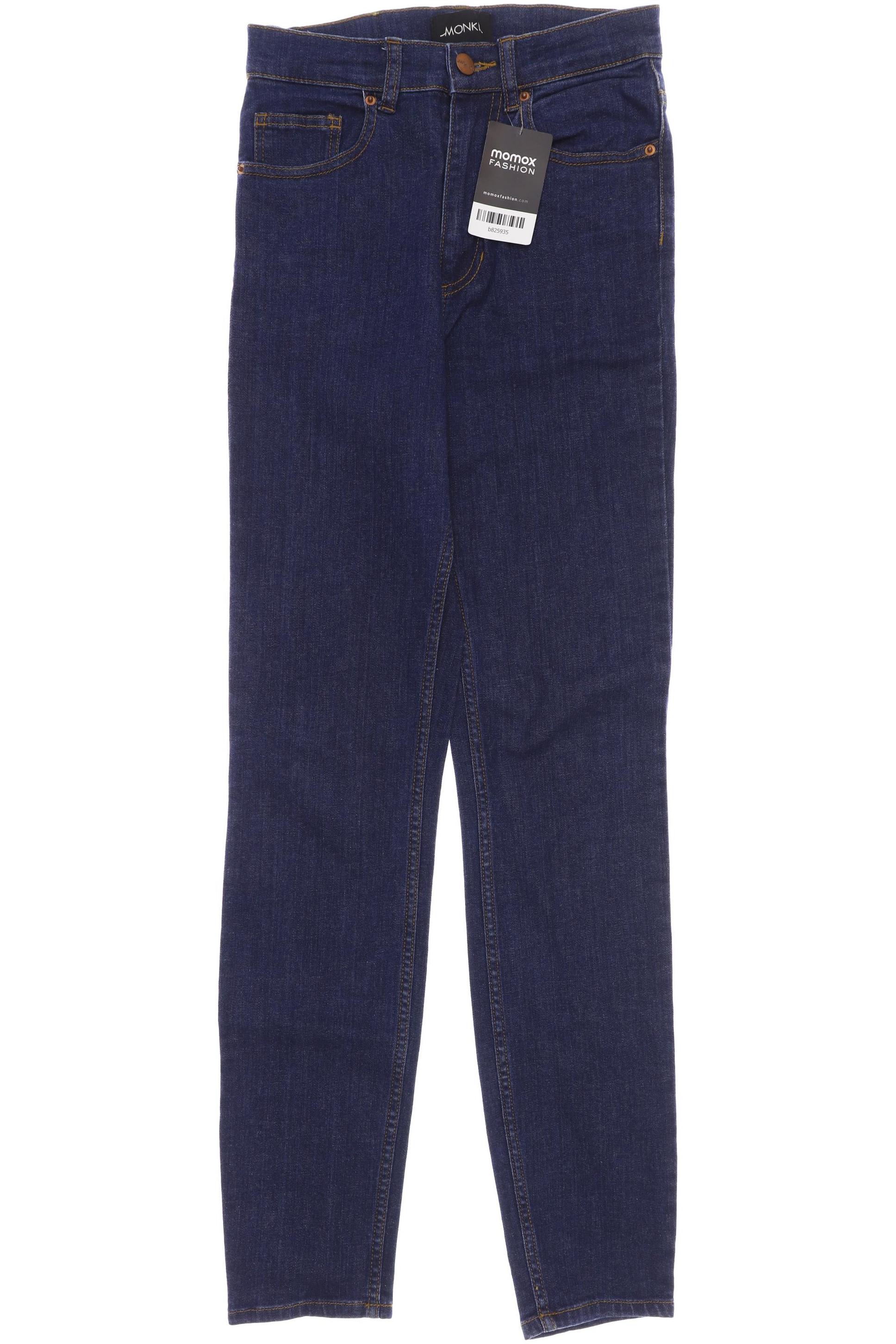 

MONKI Damen Jeans, blau