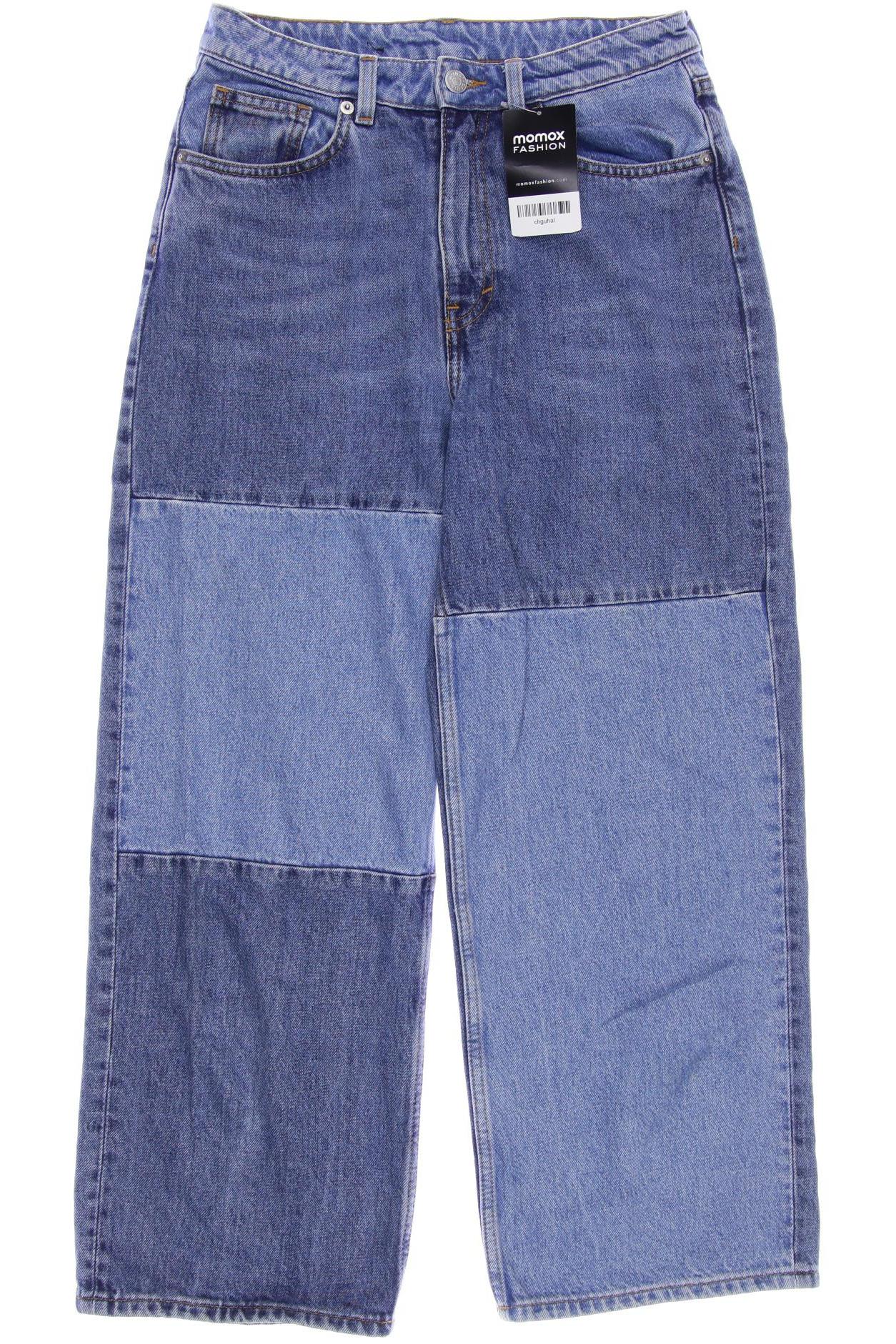 

MONKI Damen Jeans, blau