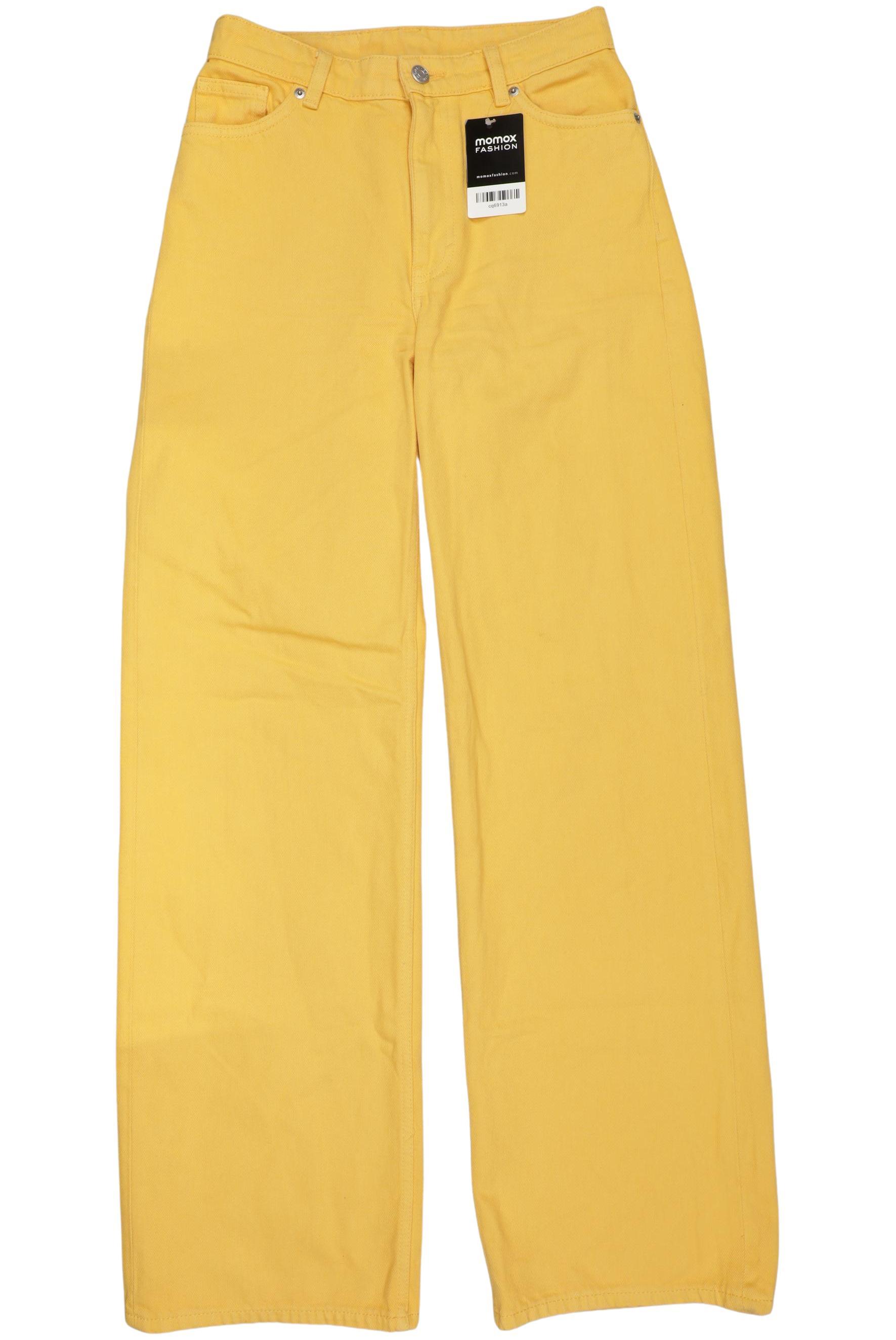 

Monki Damen Jeans, gelb, Gr. 26