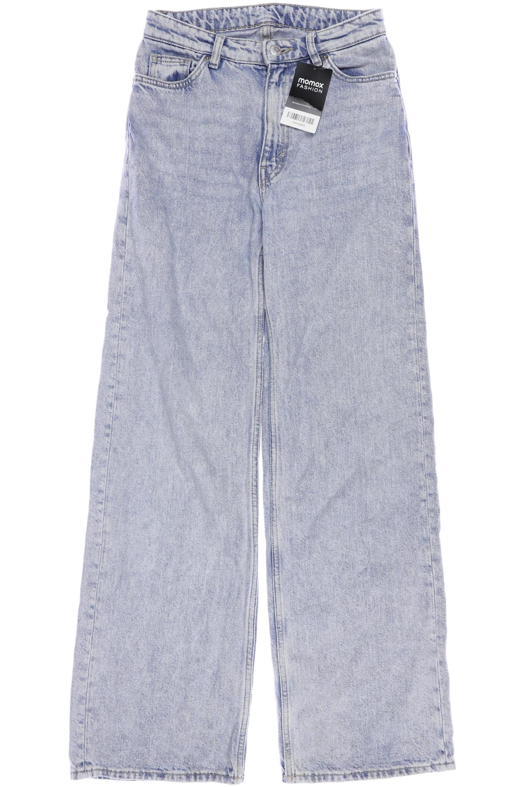 

MONKI Damen Jeans, blau