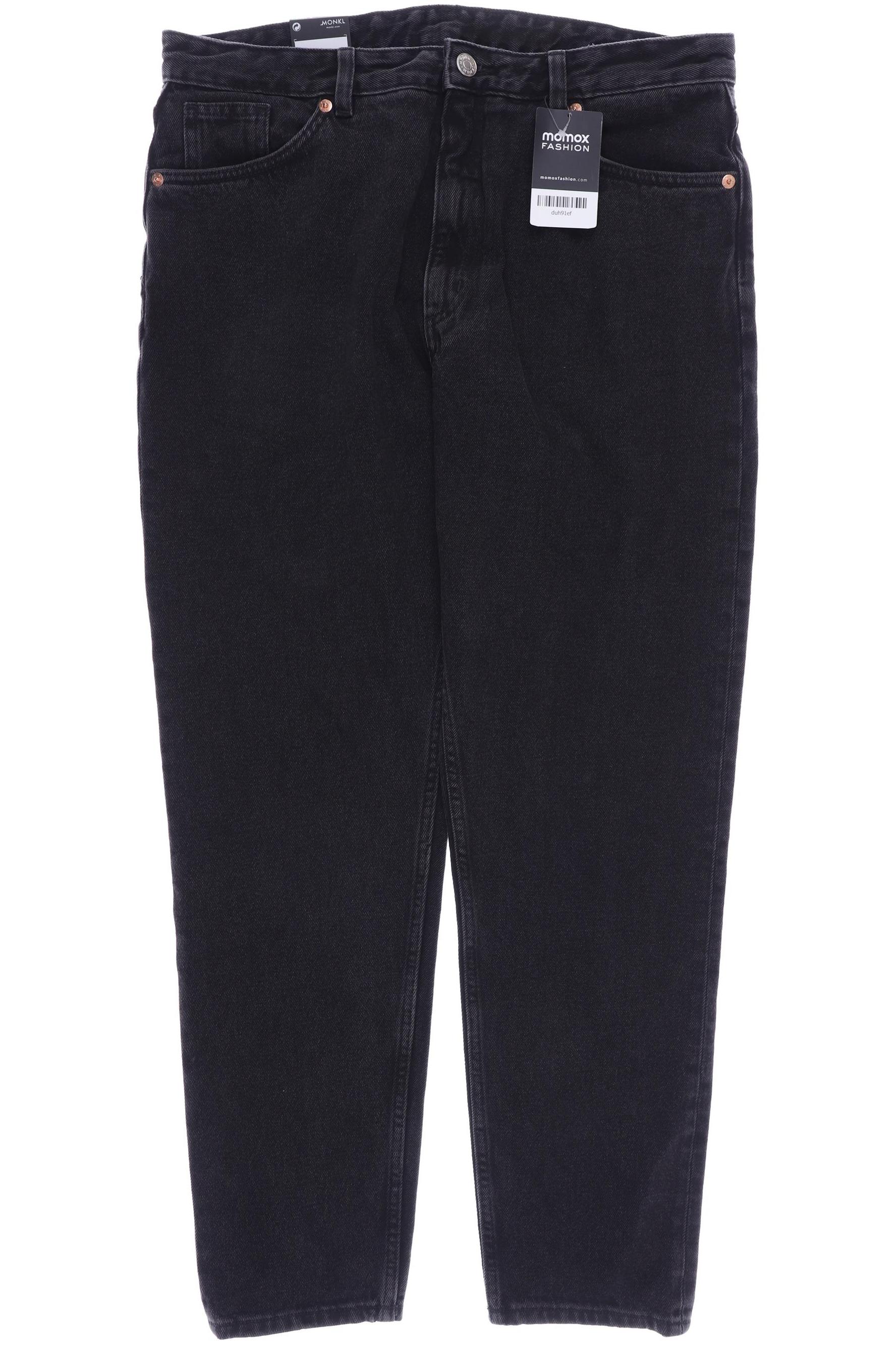 

Monki Damen Jeans, schwarz, Gr. 34