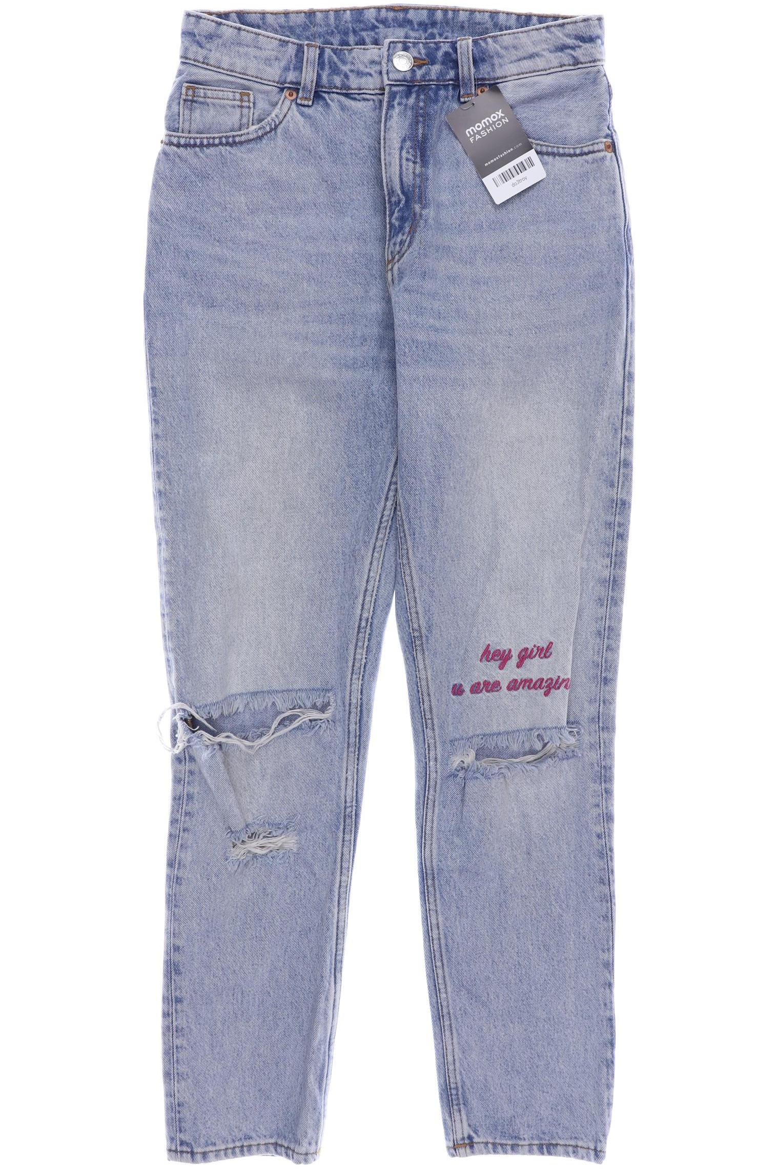 

MONKI Damen Jeans, hellblau