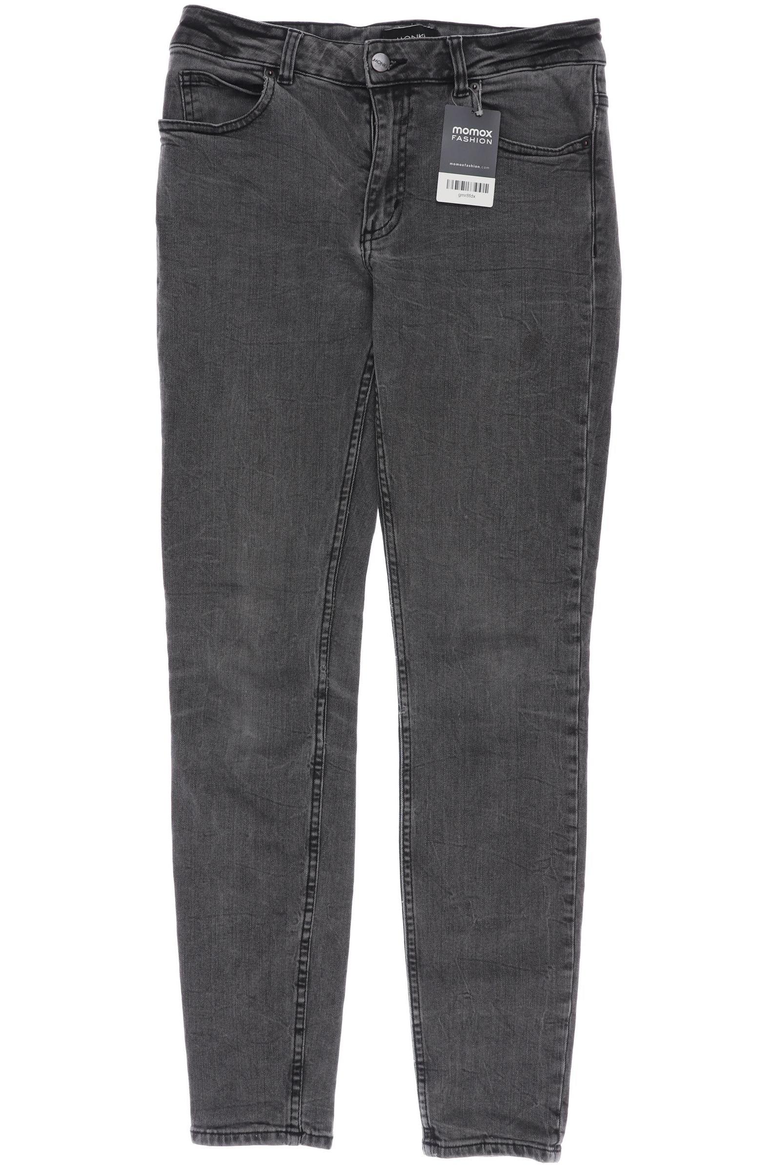 

MONKI Damen Jeans, grau