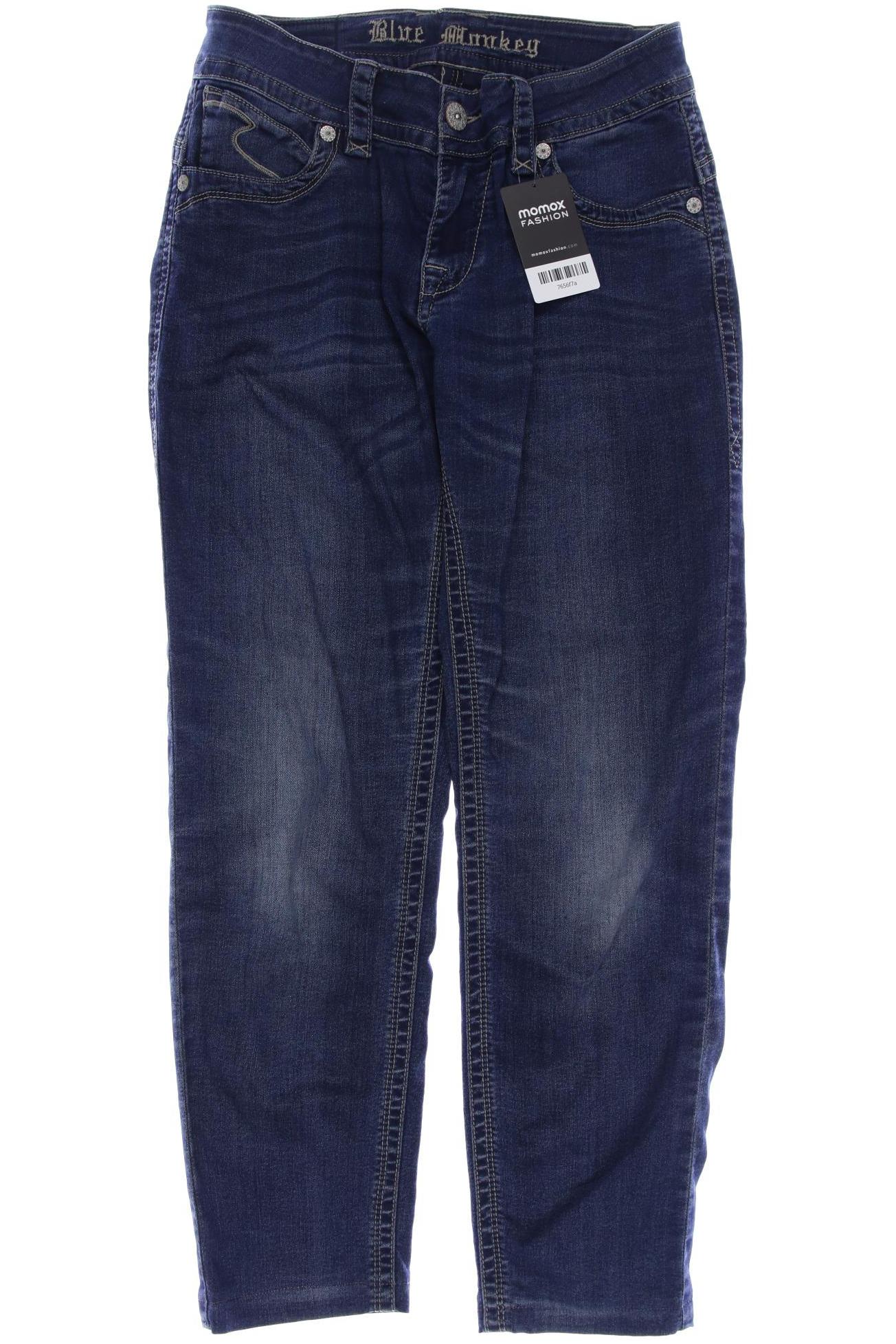 

MONKI Damen Jeans, marineblau