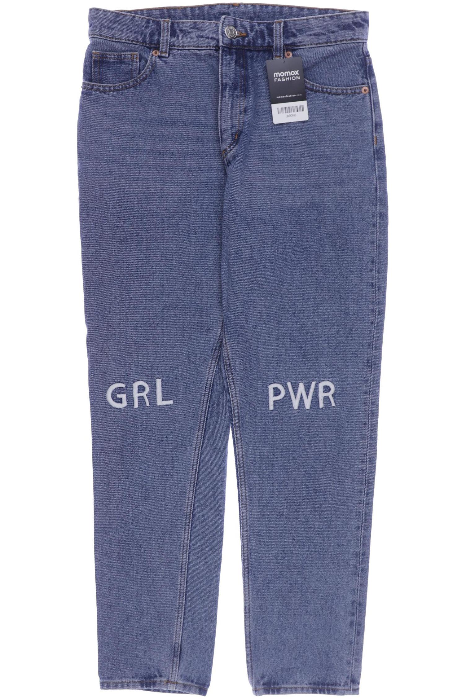 

MONKI Damen Jeans, blau