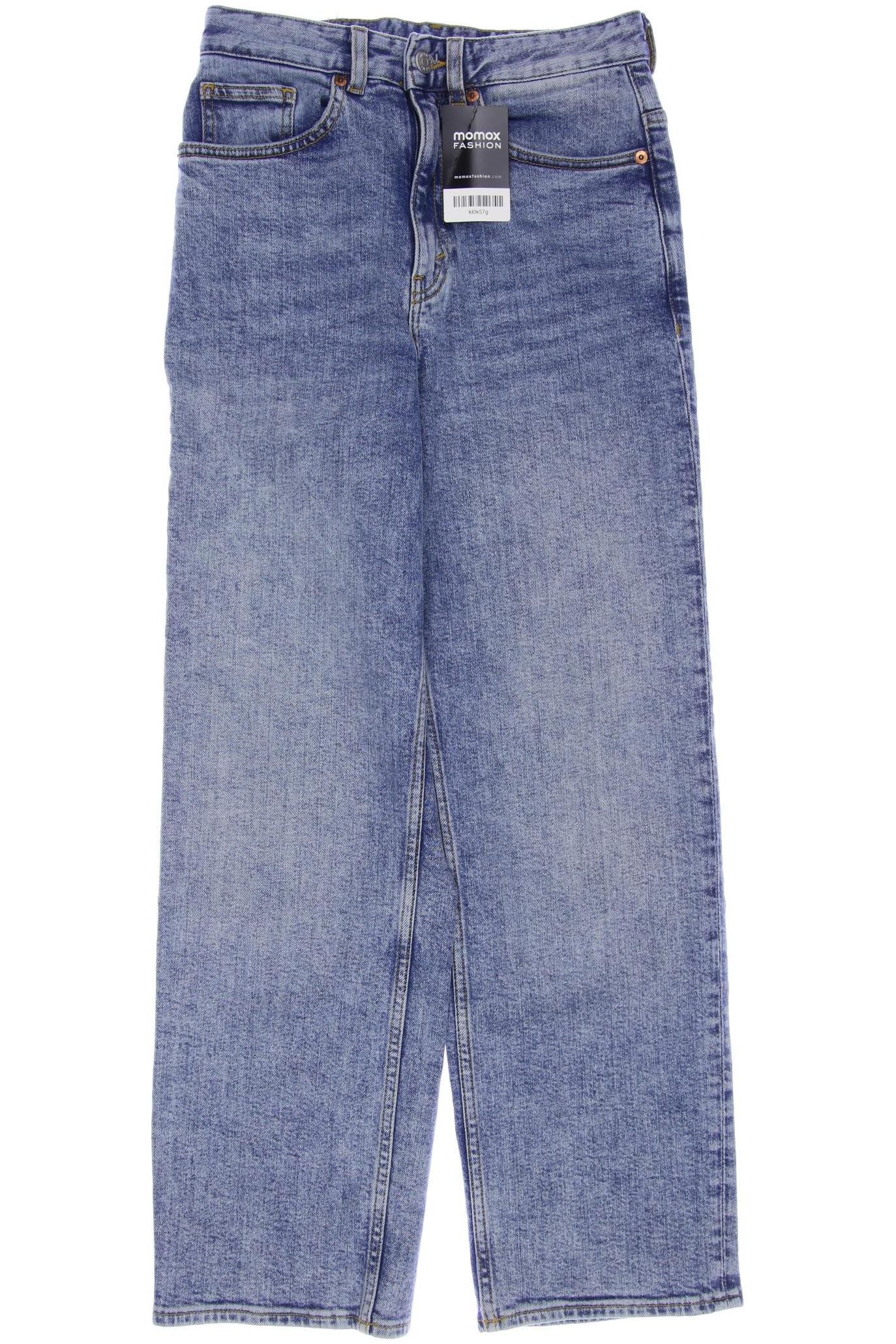 

MONKI Damen Jeans, blau