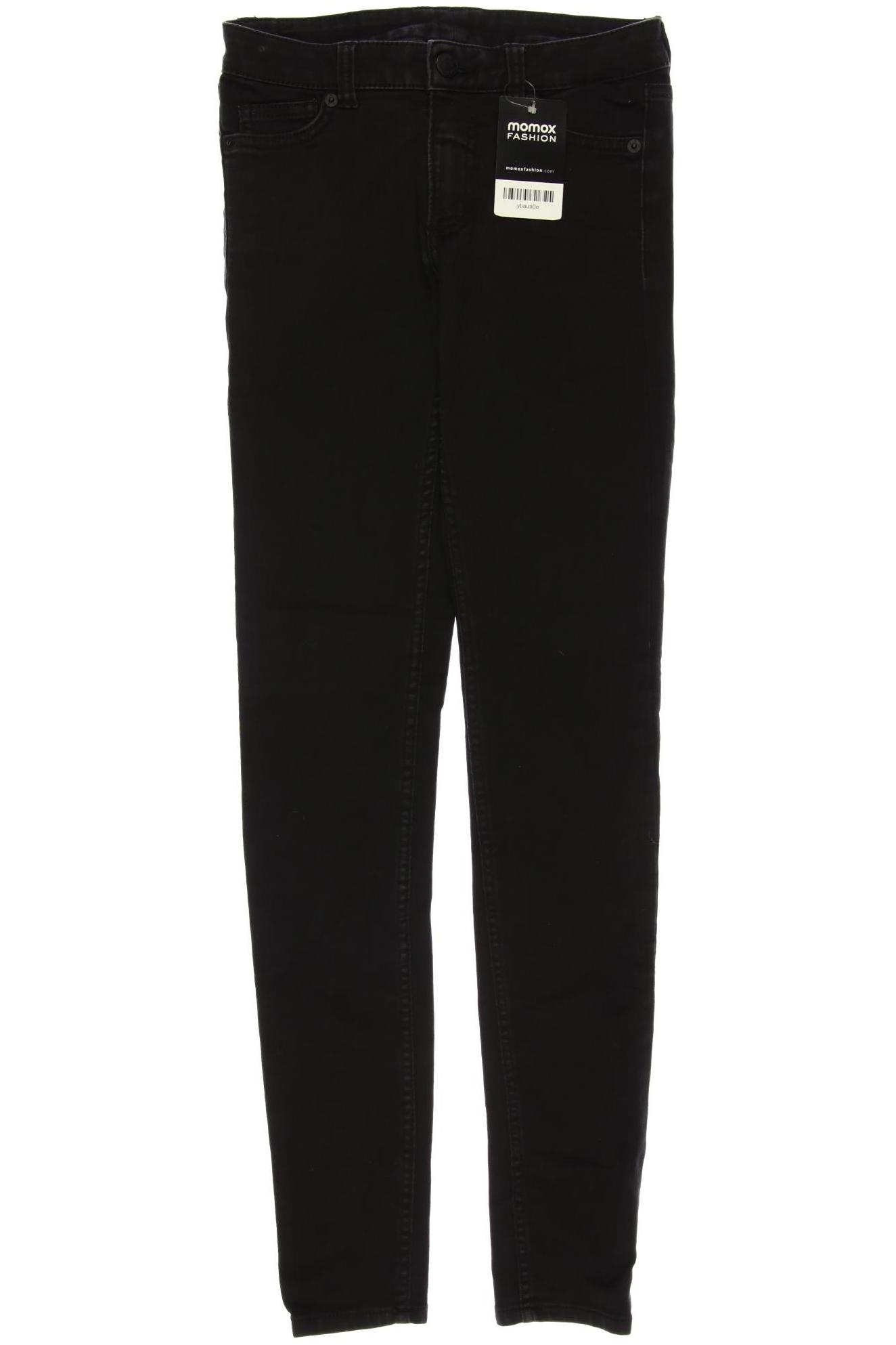 

Monki Damen Jeans, schwarz, Gr. 25