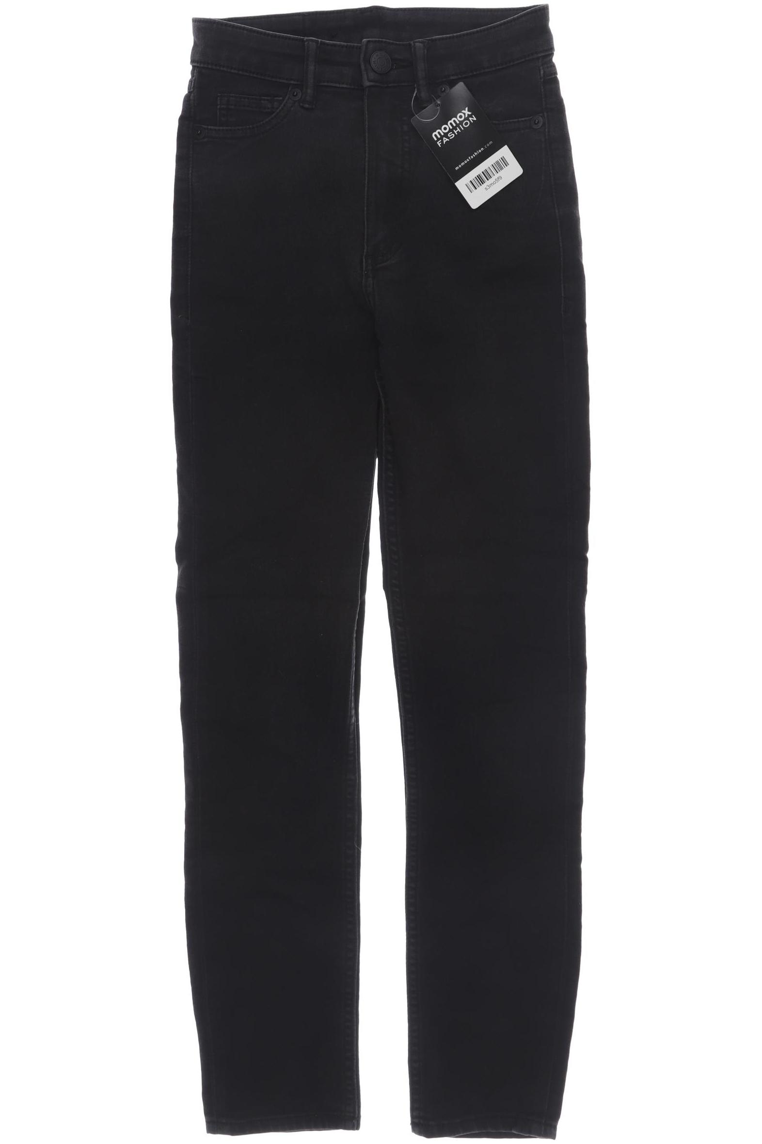 

Monki Damen Jeans, schwarz, Gr. 24