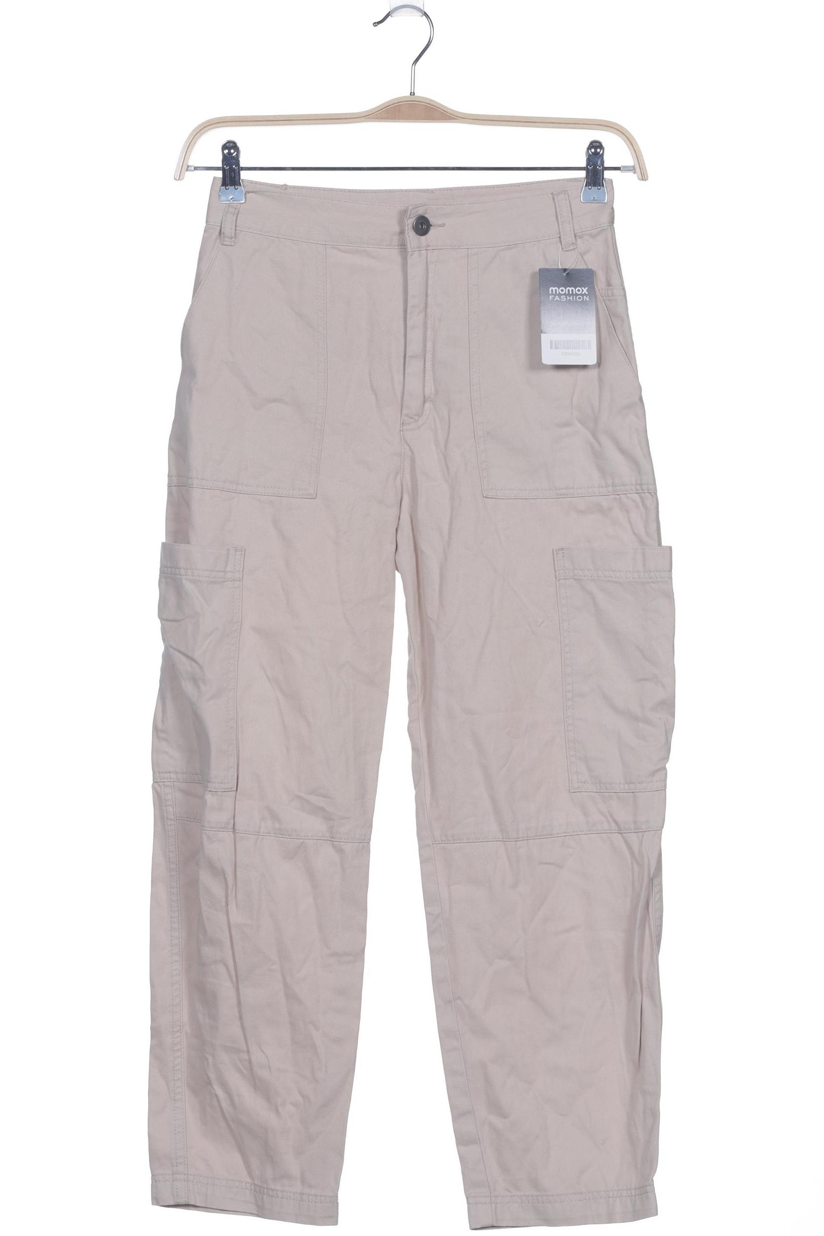 

MONKI Damen Jeans, cremeweiß