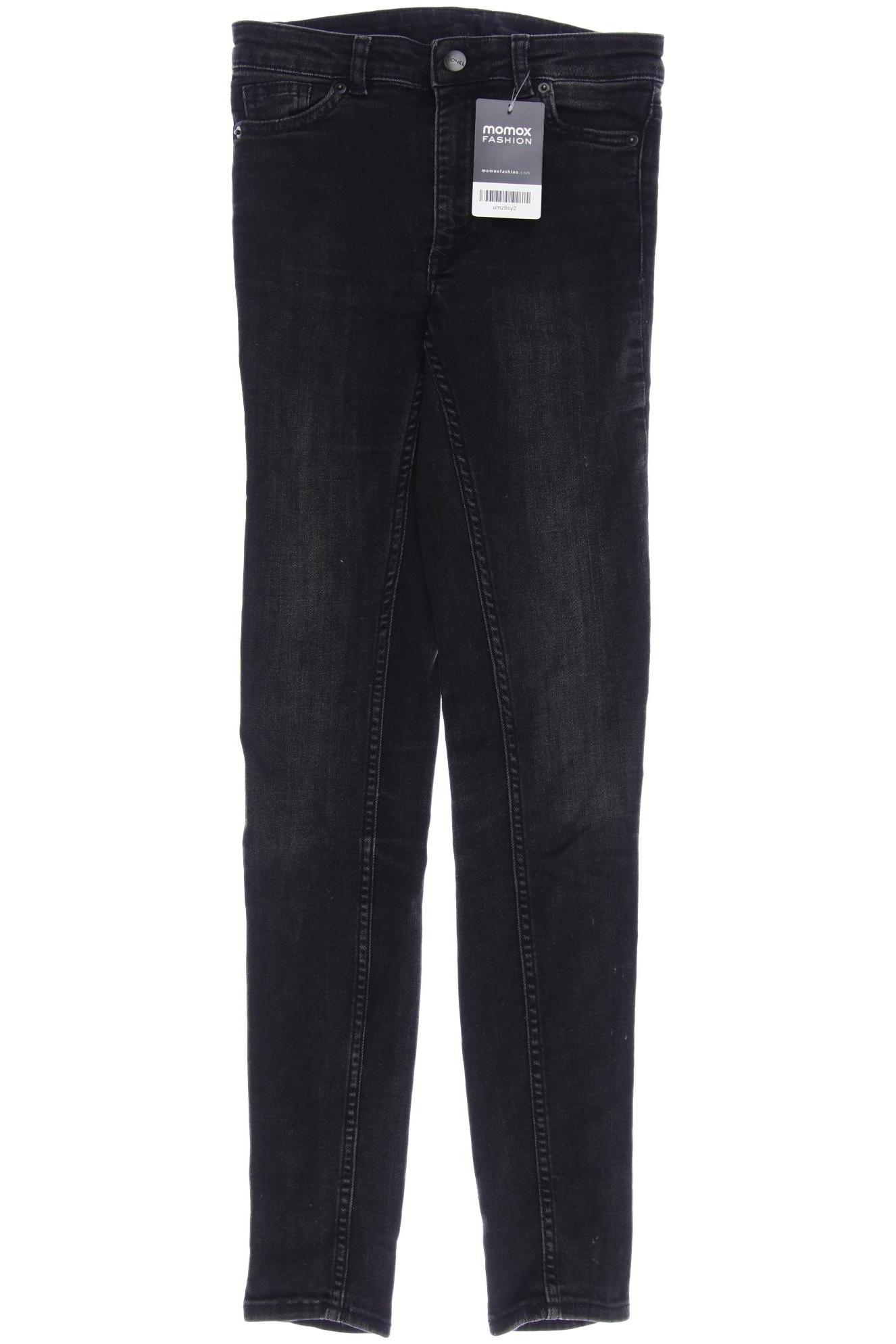 

MONKI Damen Jeans, schwarz