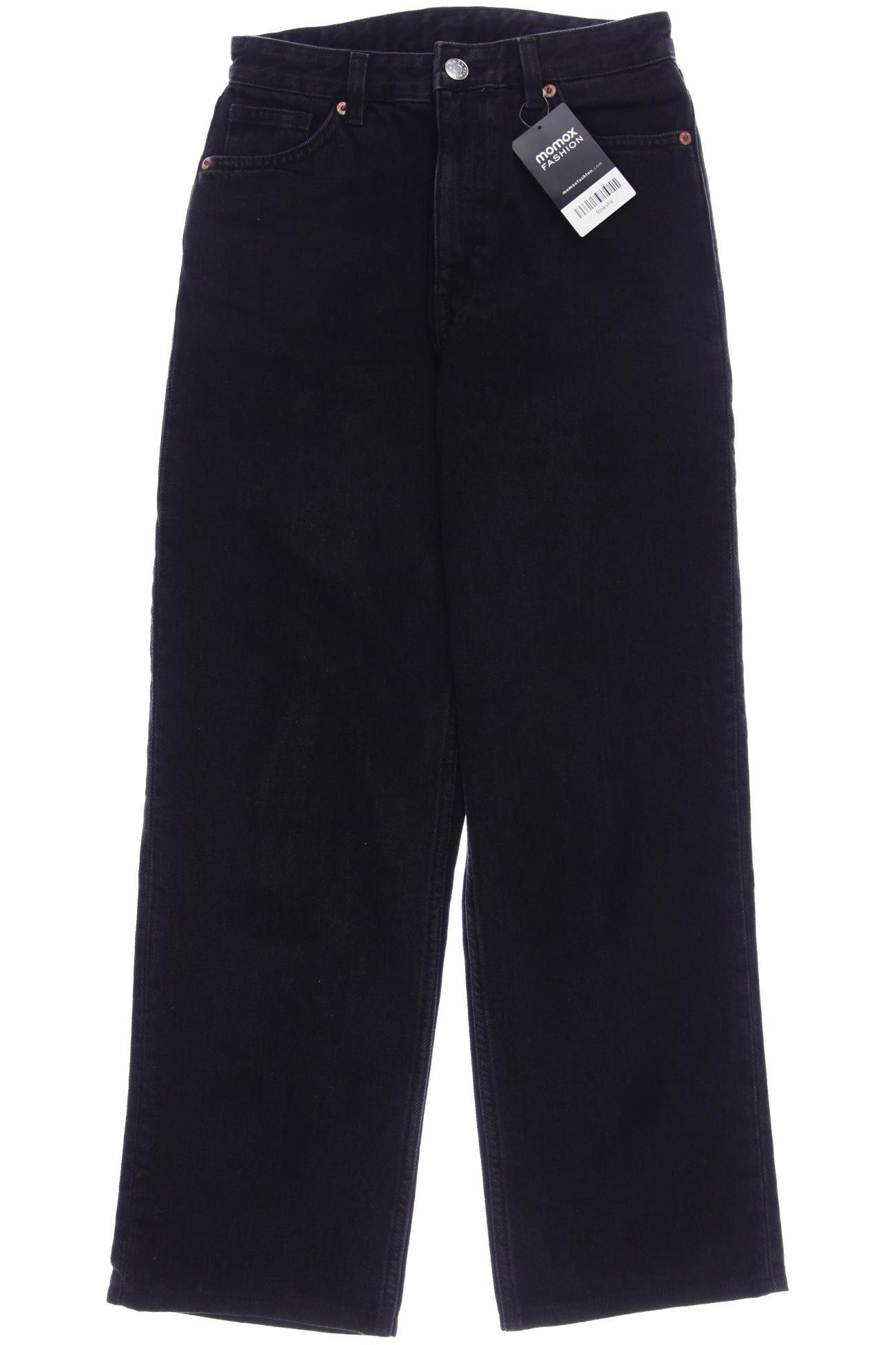 

Monki Damen Jeans, schwarz, Gr. 25