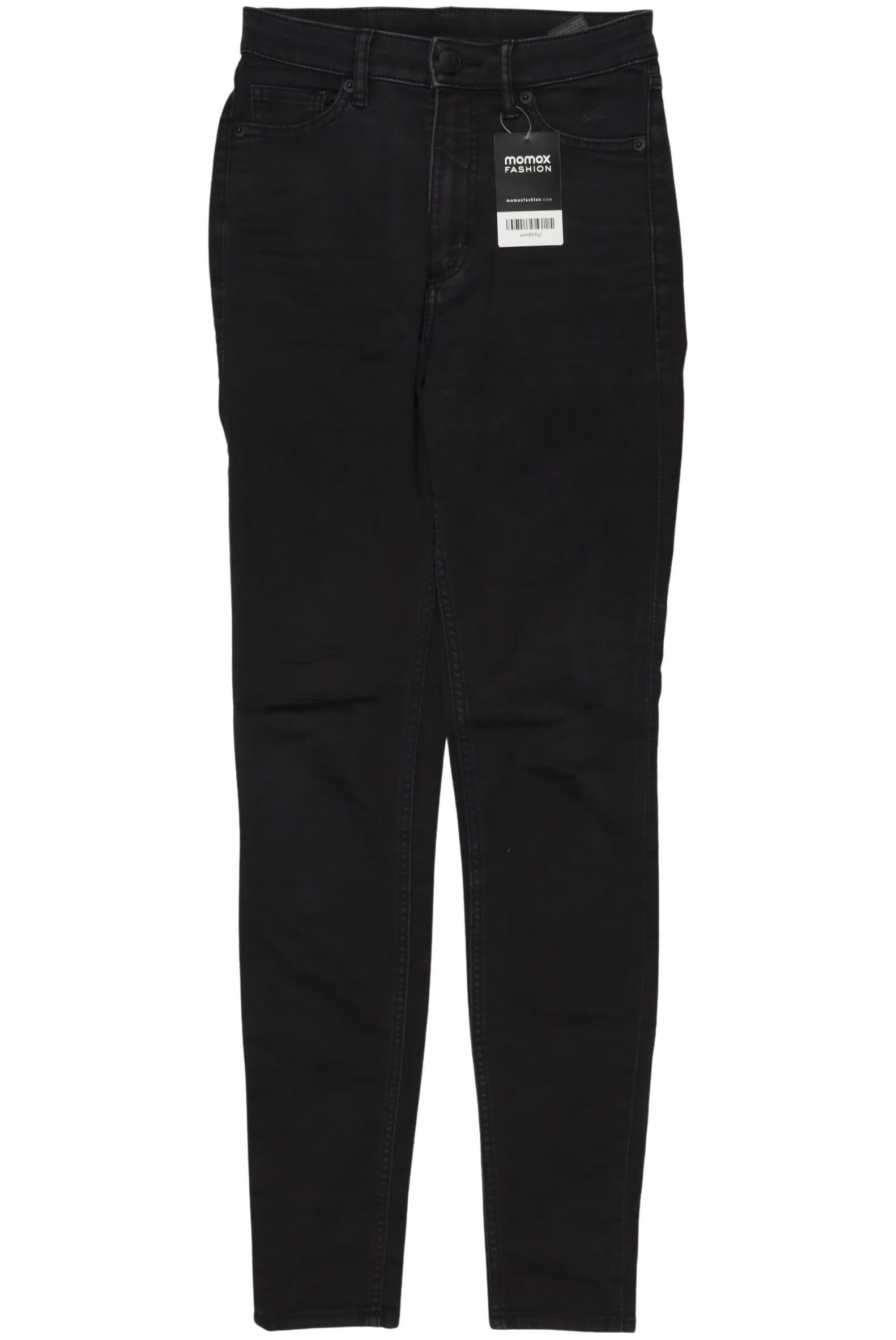 

Monki Damen Jeans, schwarz, Gr. 26