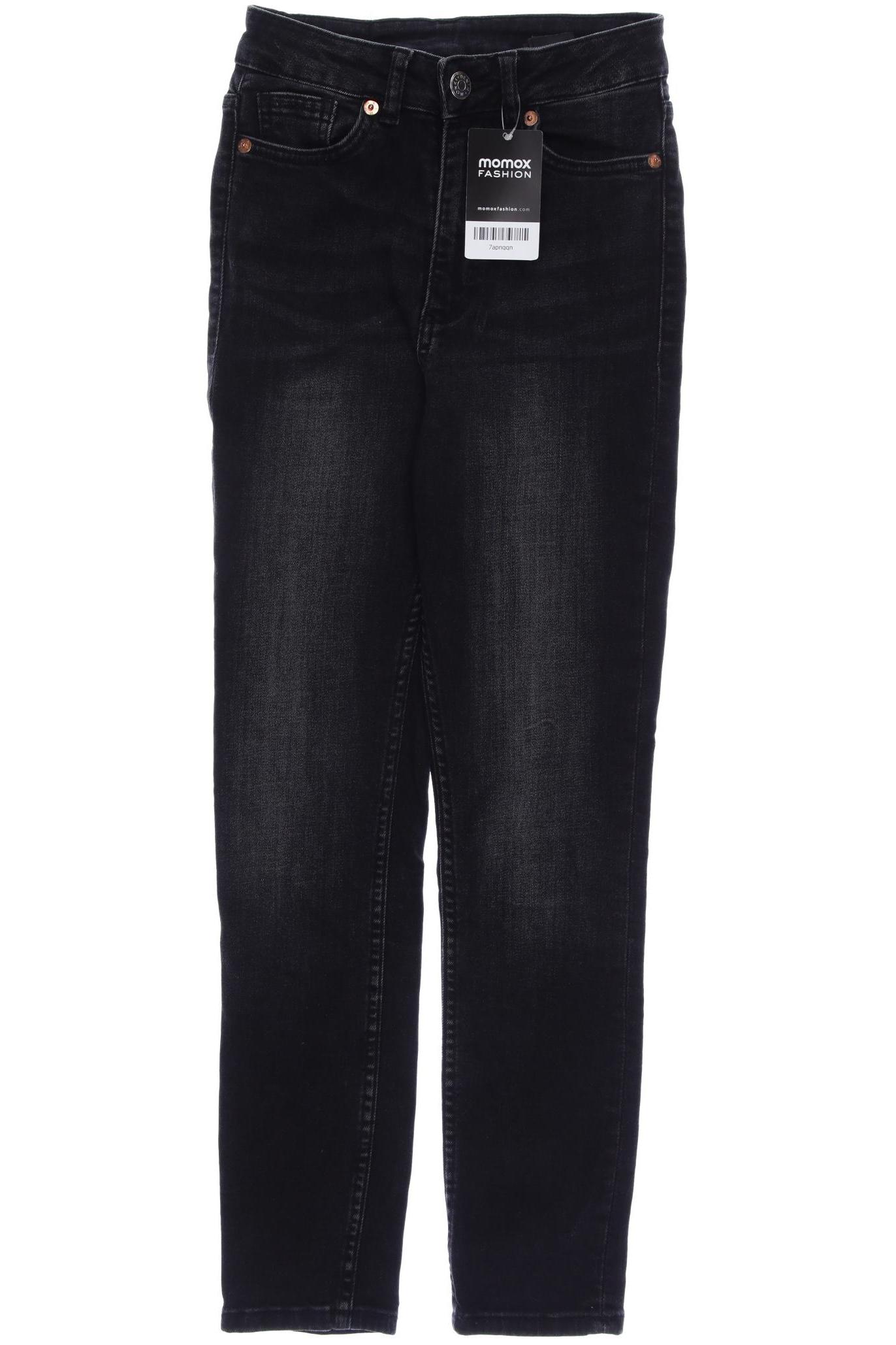 

Monki Damen Jeans, schwarz, Gr. 26