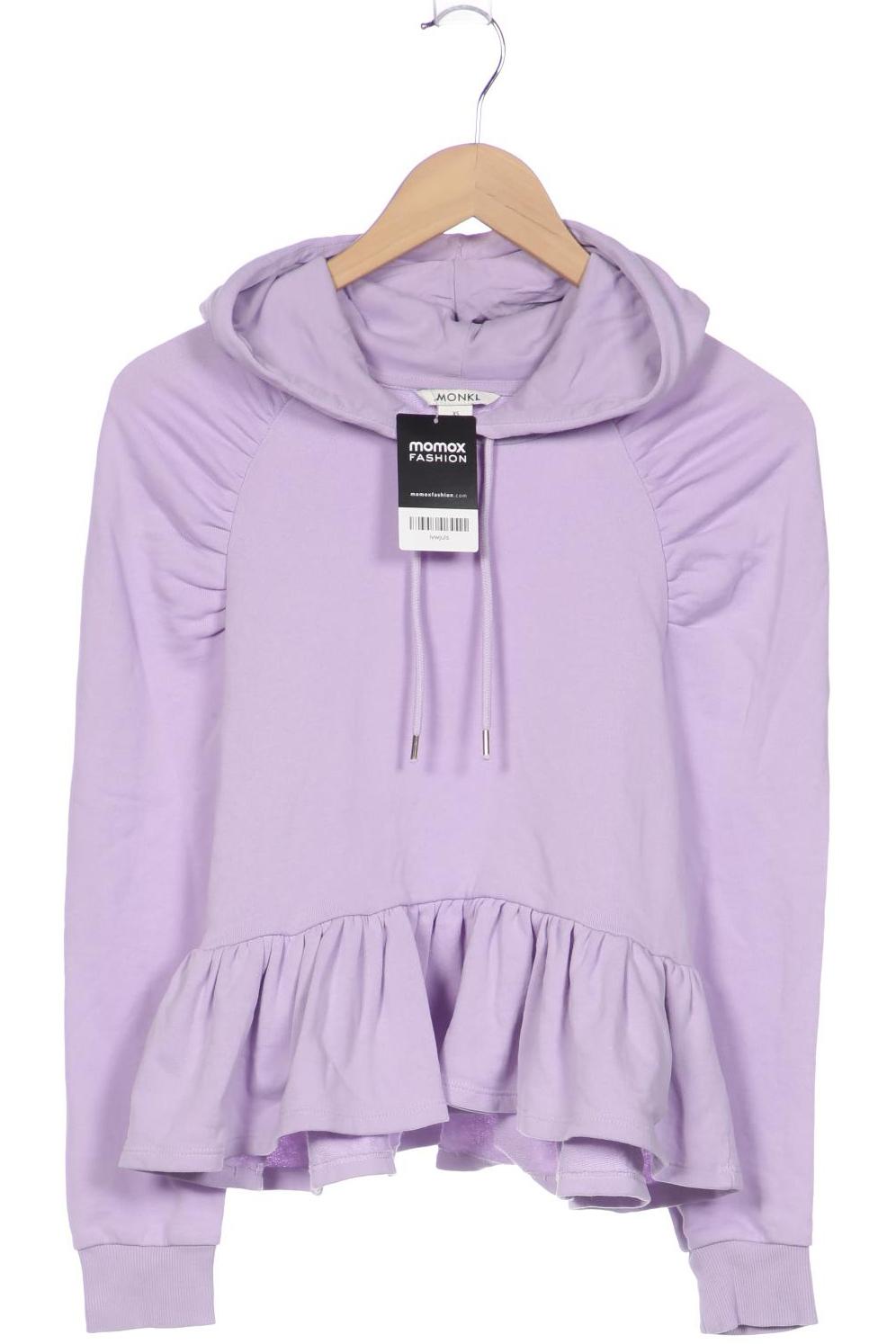 

Monki Damen Kapuzenpullover, flieder, Gr. 34