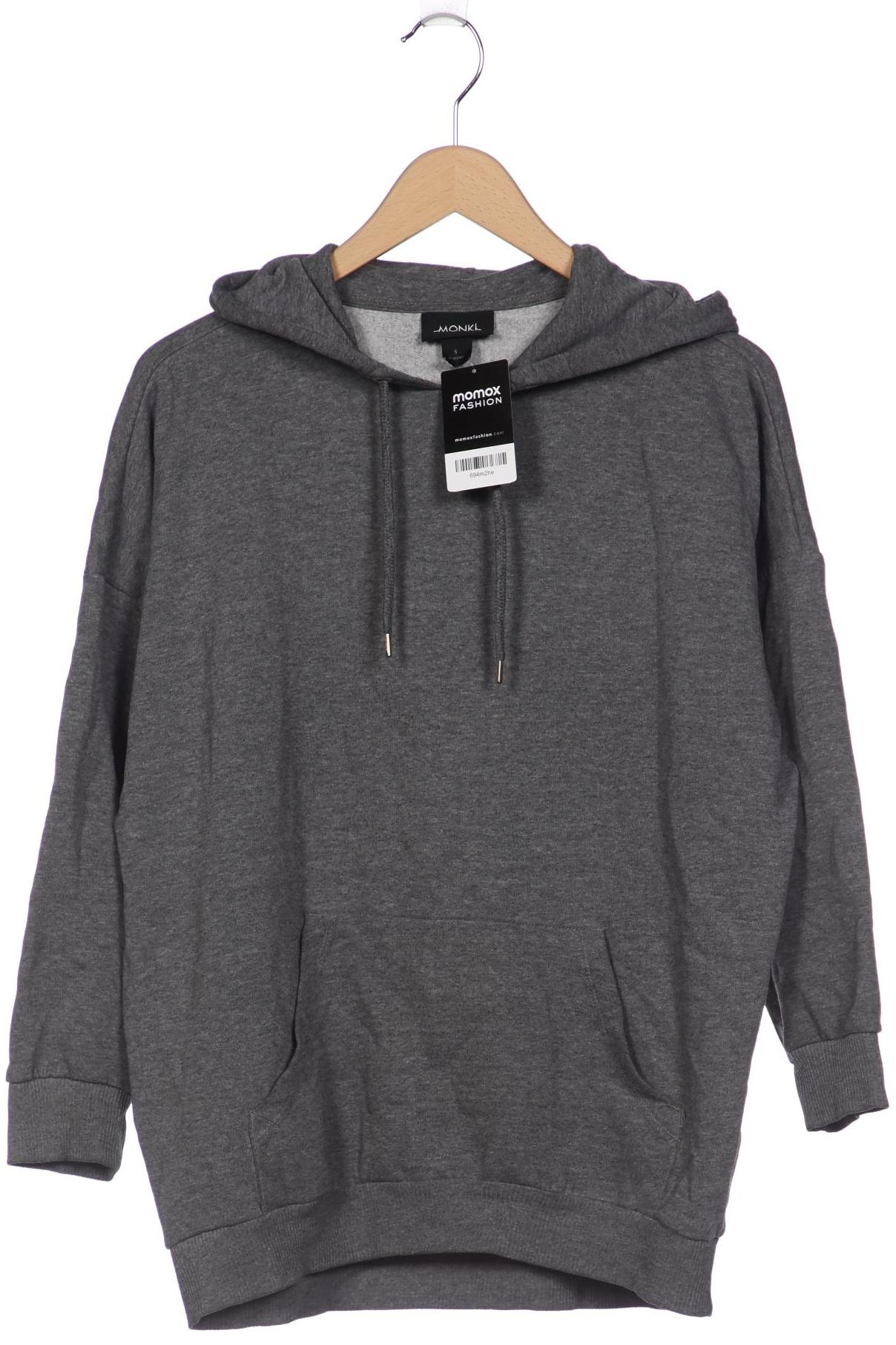 

MONKI Damen Kapuzenpullover, grau