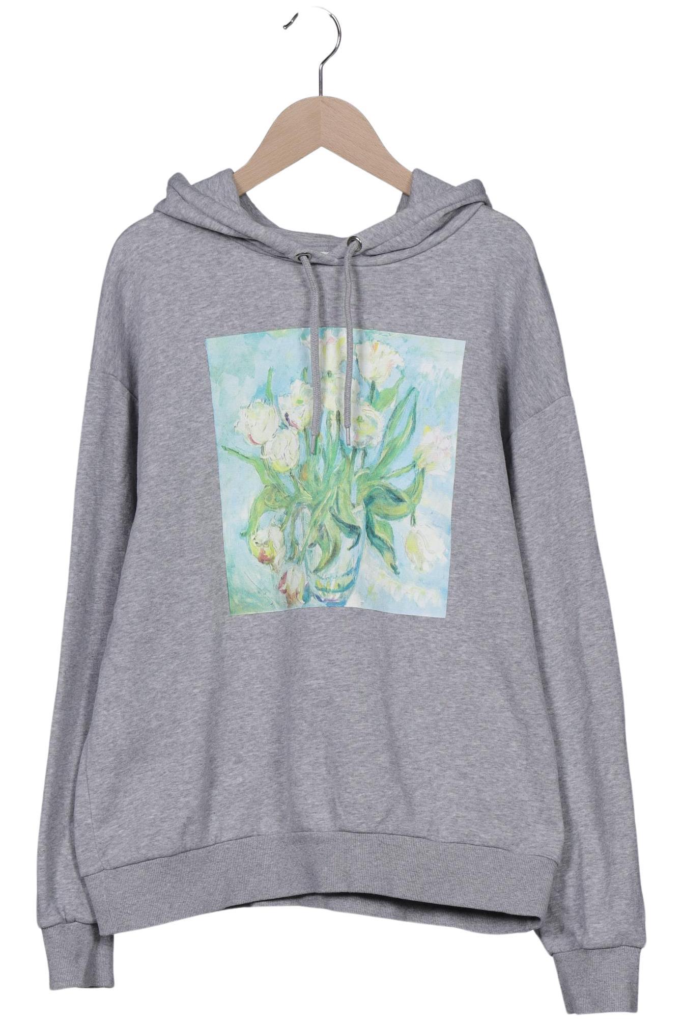 

Monki Damen Kapuzenpullover, grau, Gr. 36