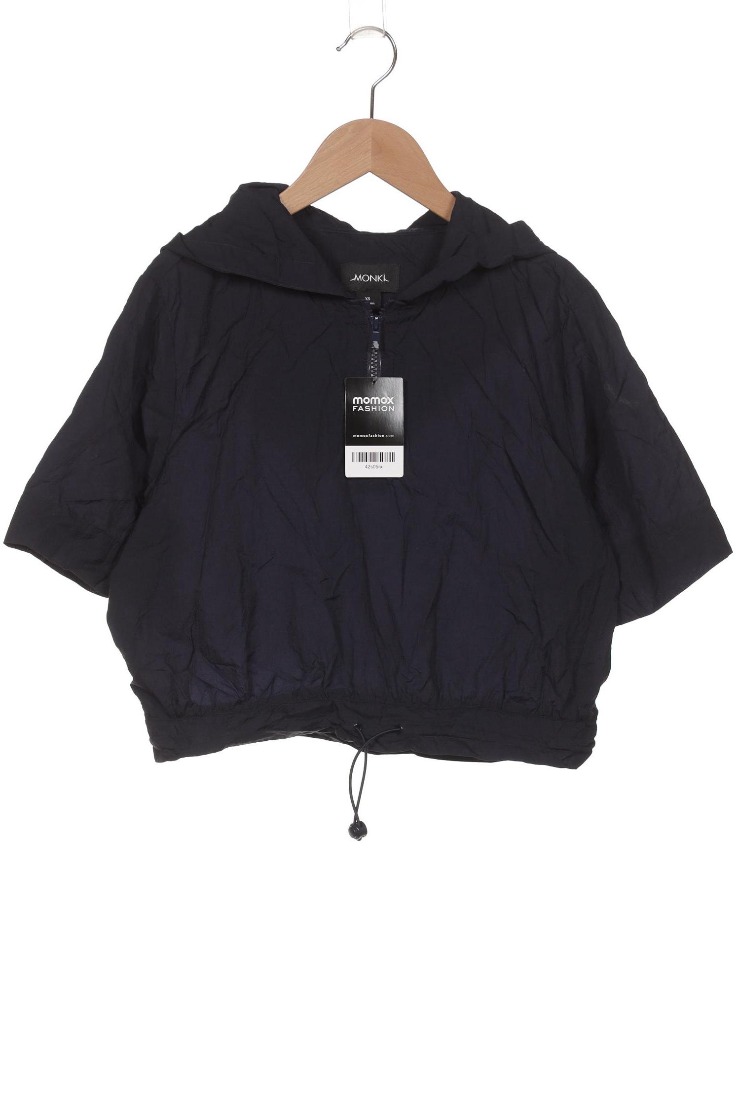 

Monki Damen Kapuzenpullover, marineblau, Gr. 34