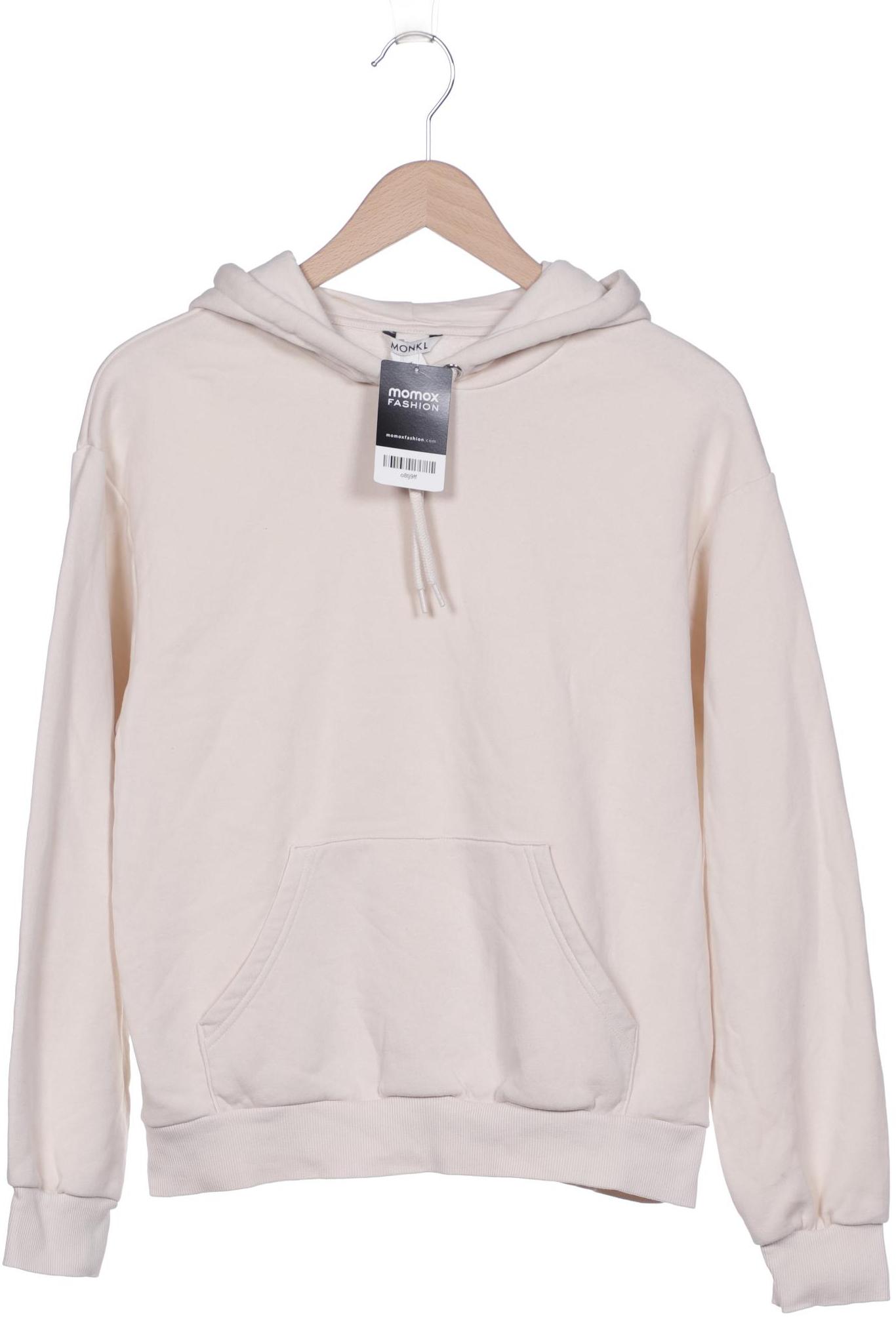 

MONKI Damen Kapuzenpullover, cremeweiß