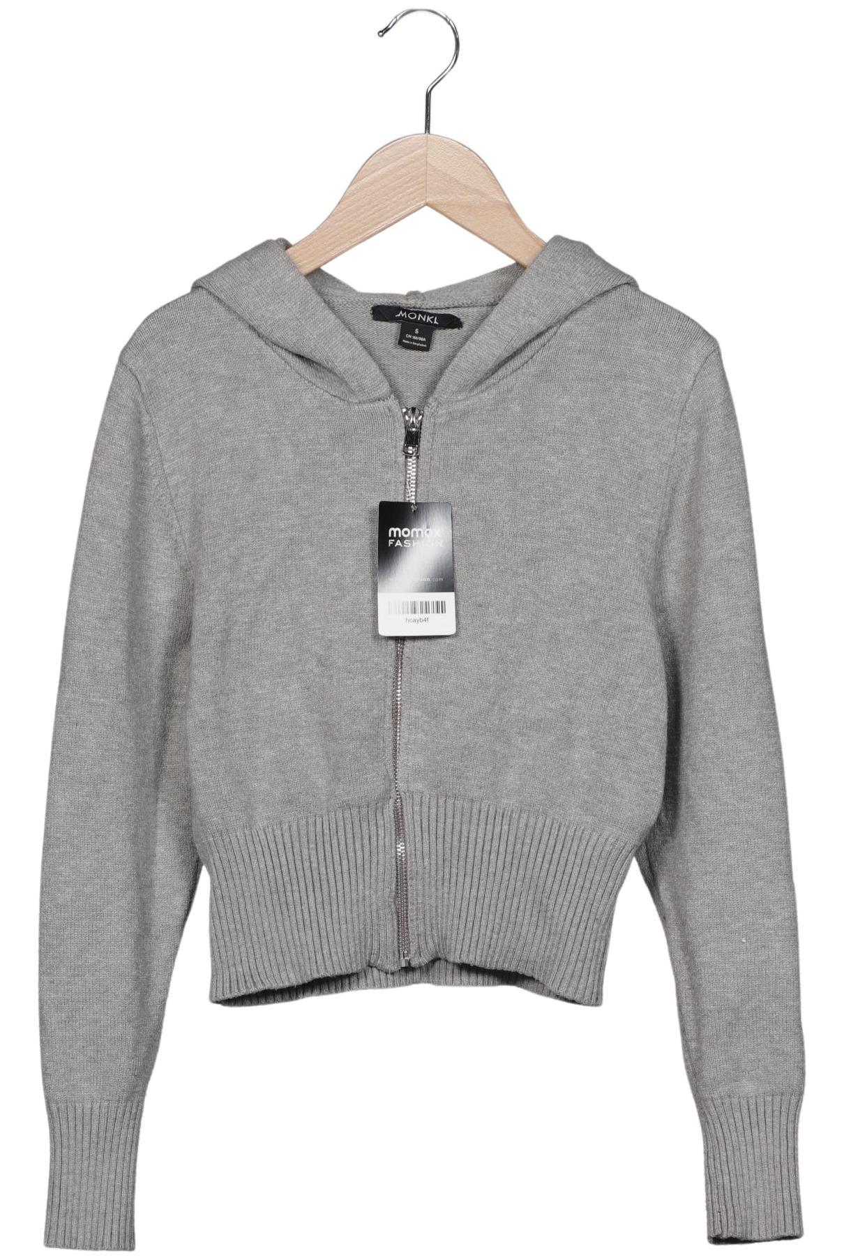 

Monki Damen Kapuzenpullover, grau, Gr. 36