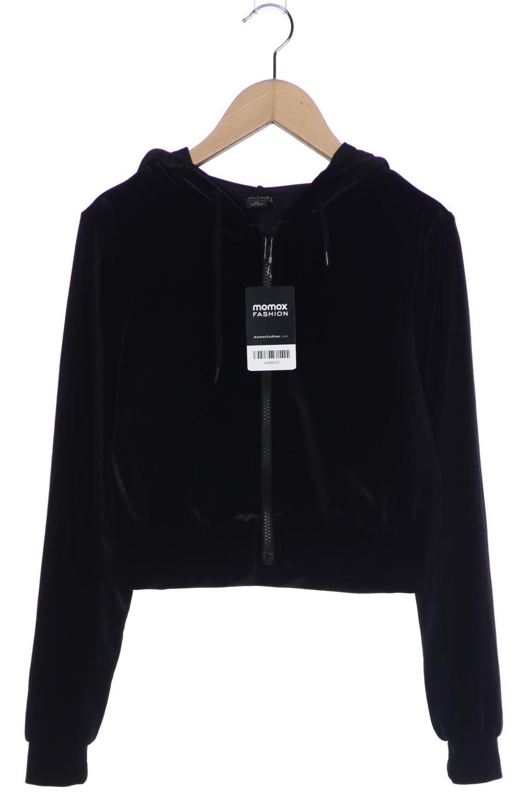 

Monki Damen Kapuzenpullover, schwarz, Gr. 34