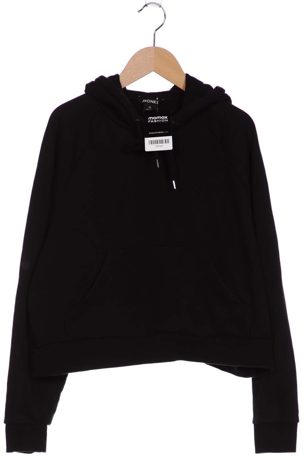 

Monki Damen Kapuzenpullover, schwarz, Gr. 34