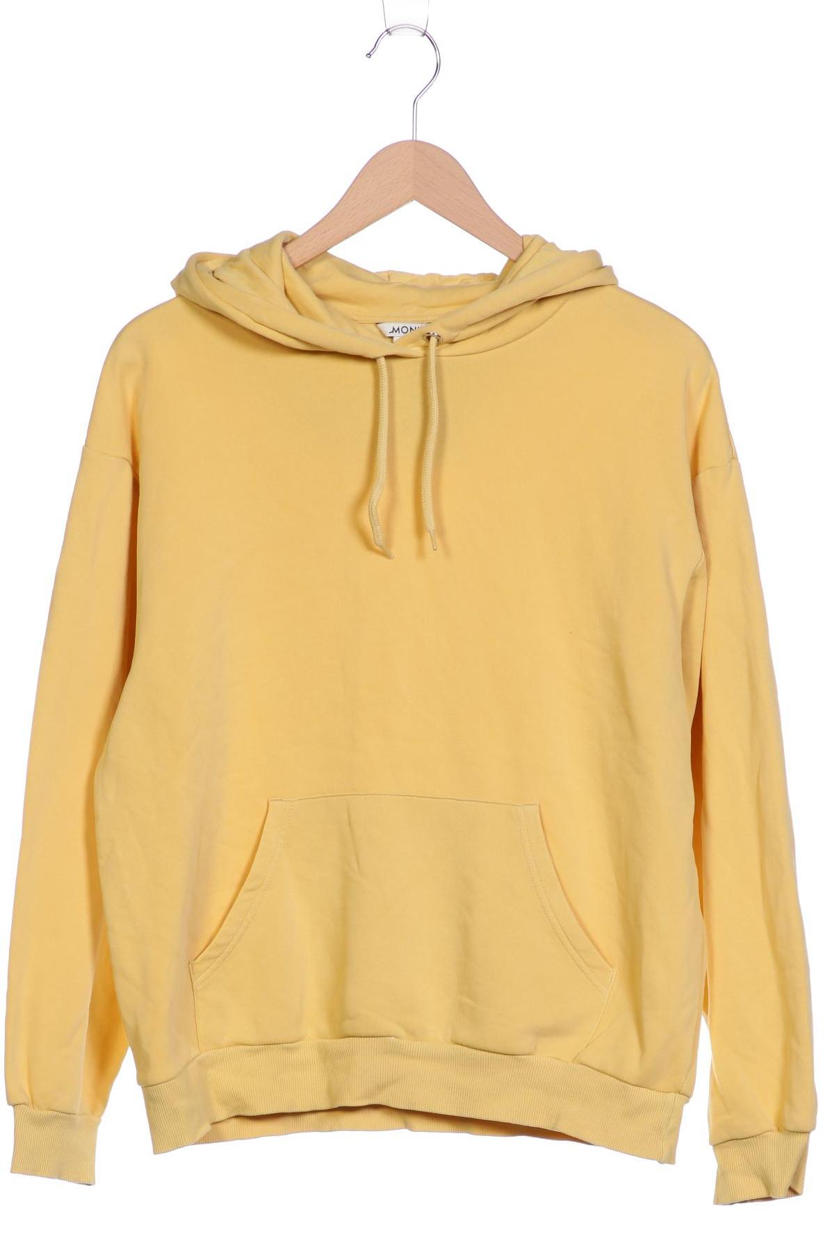 

MONKI Damen Kapuzenpullover, gelb