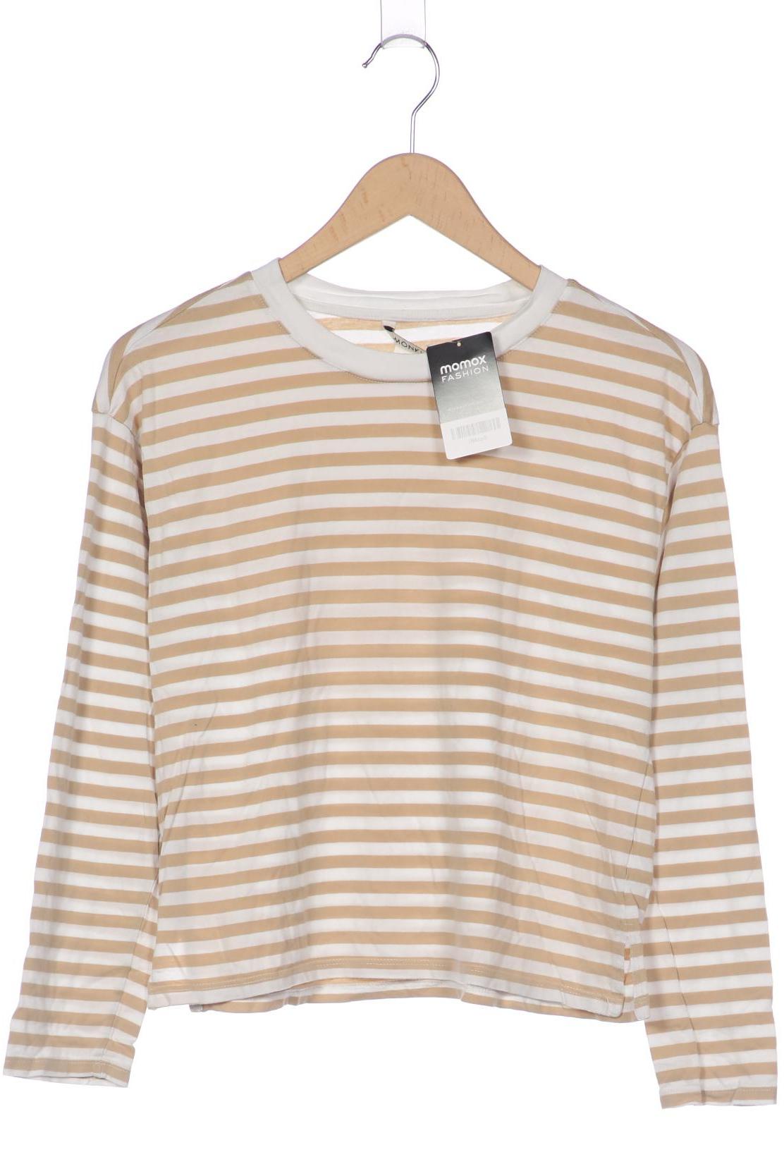 

Monki Damen Langarmshirt, beige, Gr. 34