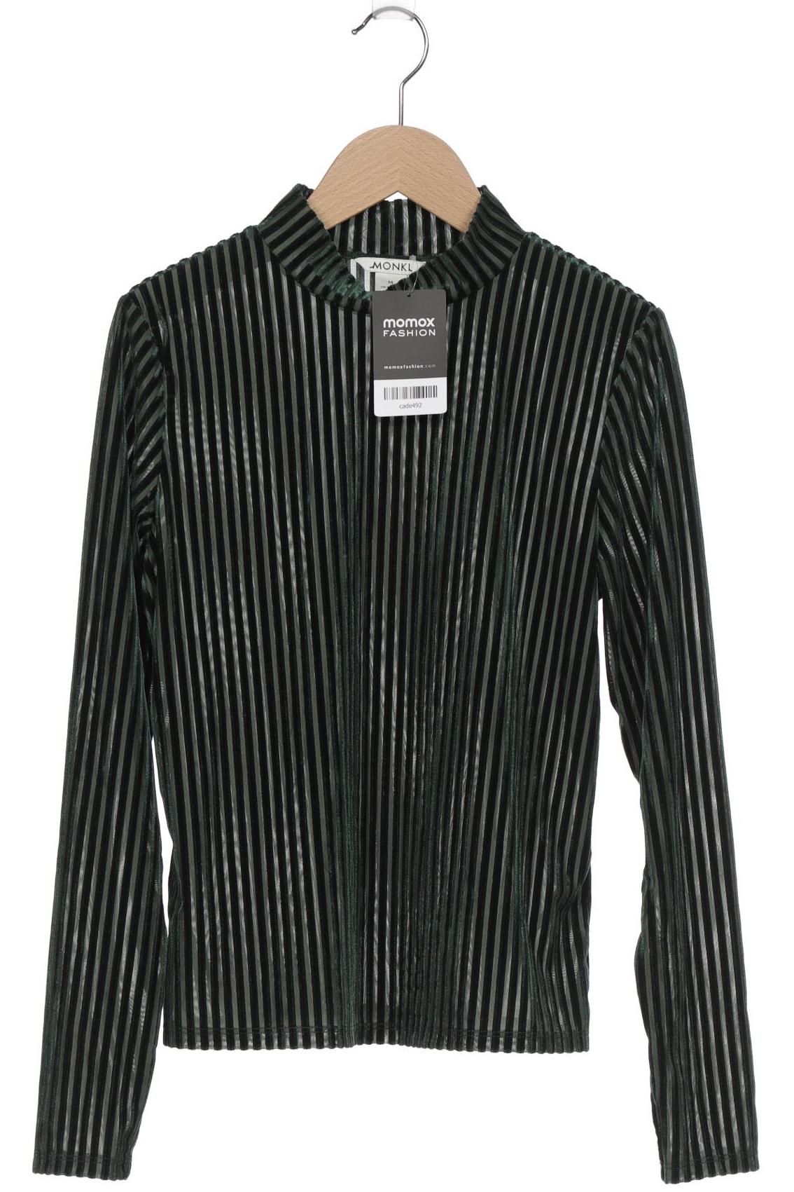 

Monki Damen Langarmshirt, grün, Gr. 38