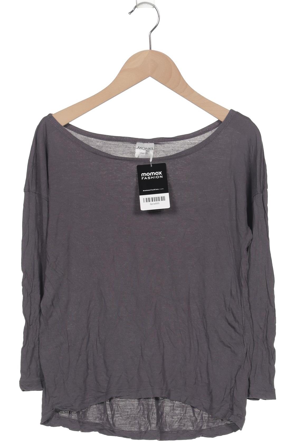 

Monki Damen Langarmshirt, grau, Gr. 38