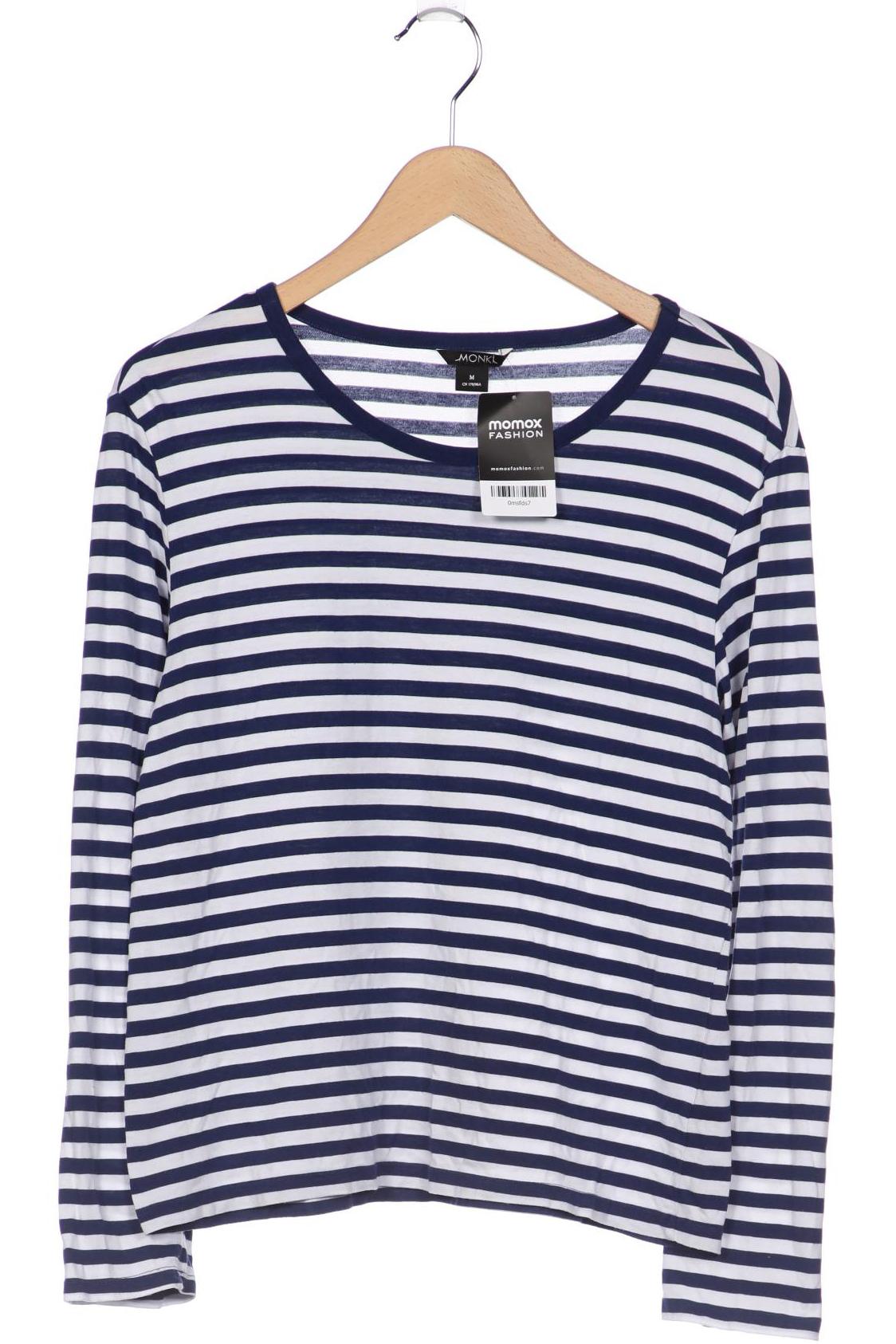 

Monki Damen Langarmshirt, blau, Gr. 38