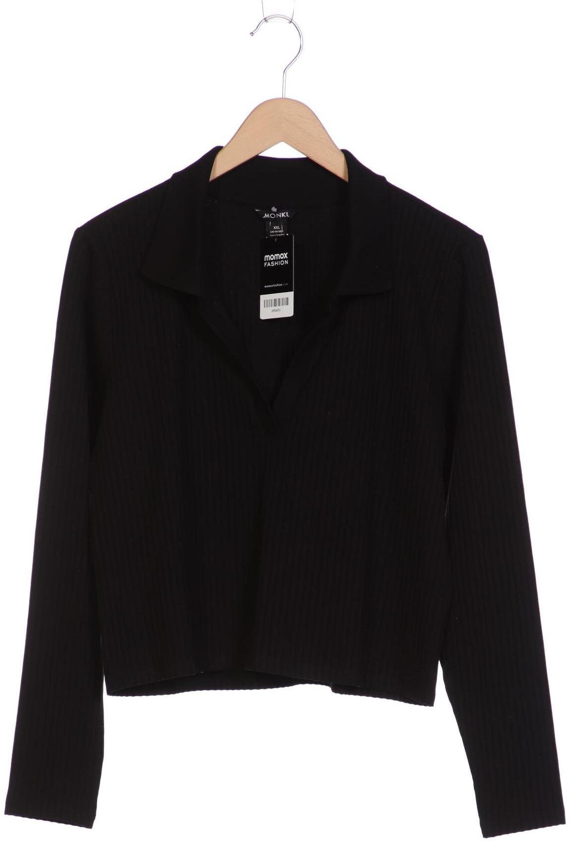 

Monki Damen Langarmshirt, schwarz, Gr. 46