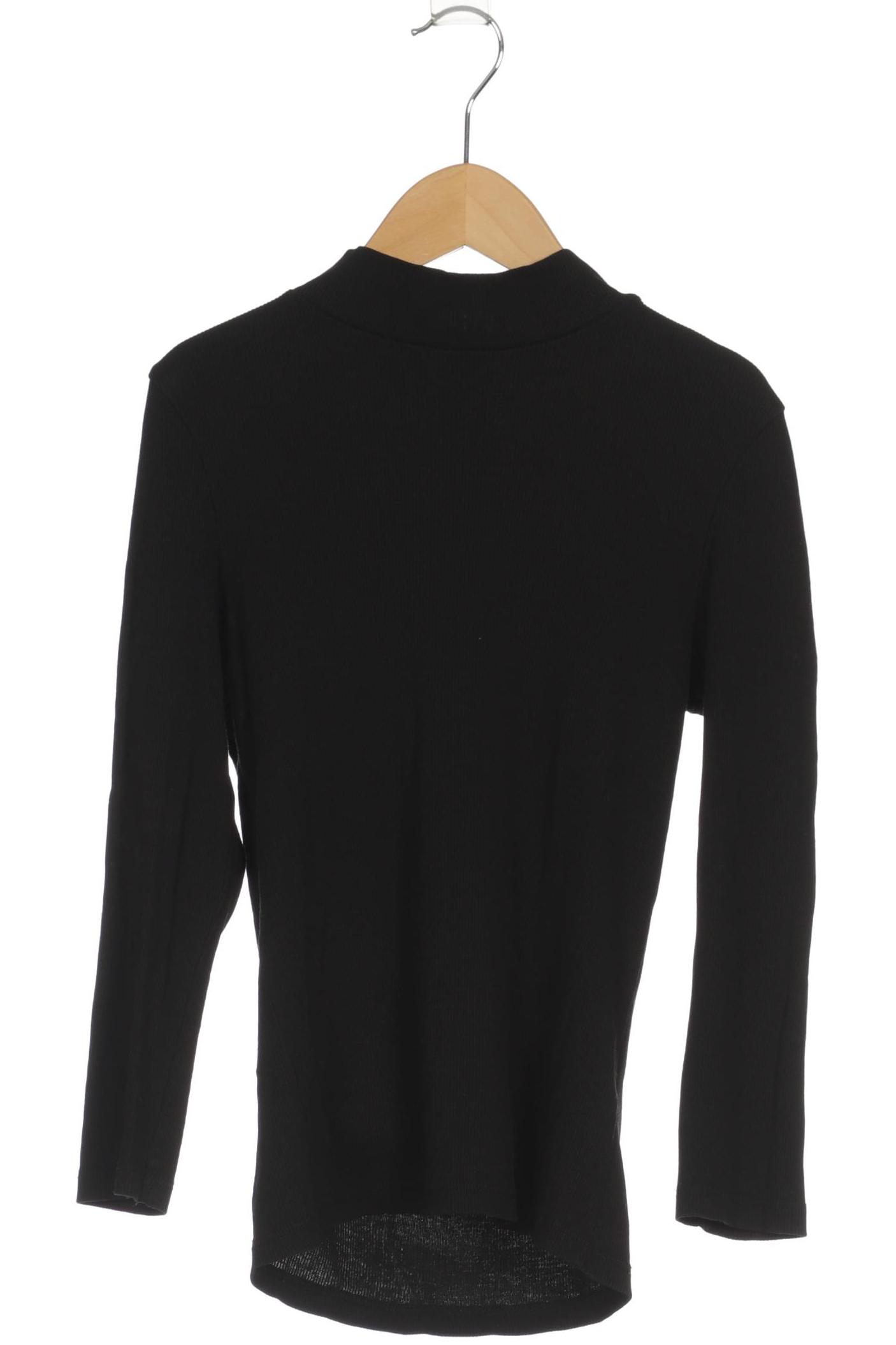 

Monki Damen Langarmshirt, schwarz, Gr. 34