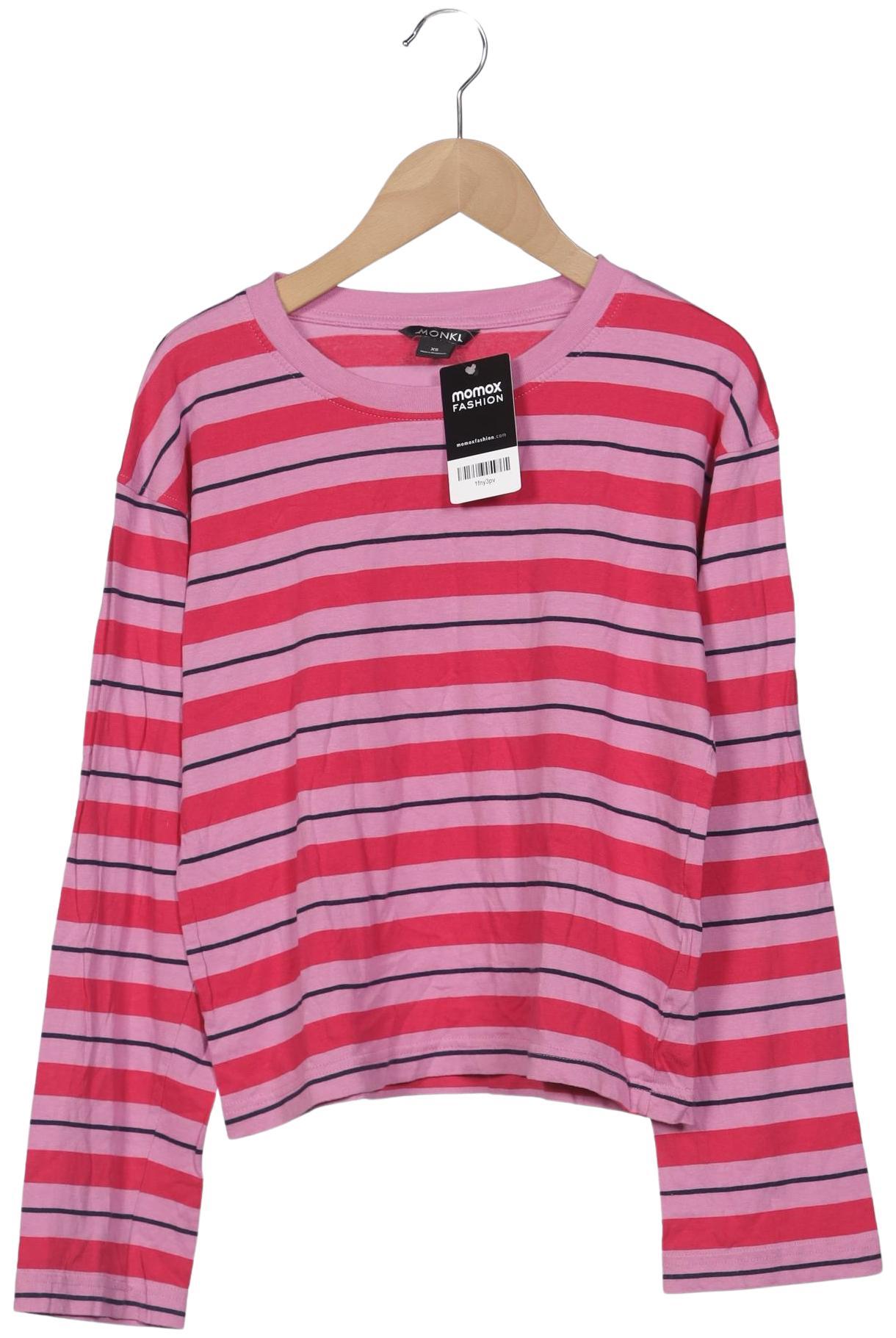 

Monki Damen Langarmshirt, pink, Gr. 34