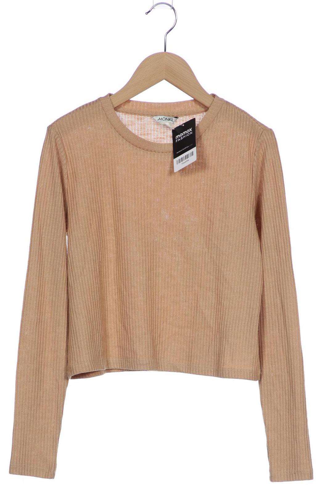 

Monki Damen Langarmshirt, beige, Gr. 36