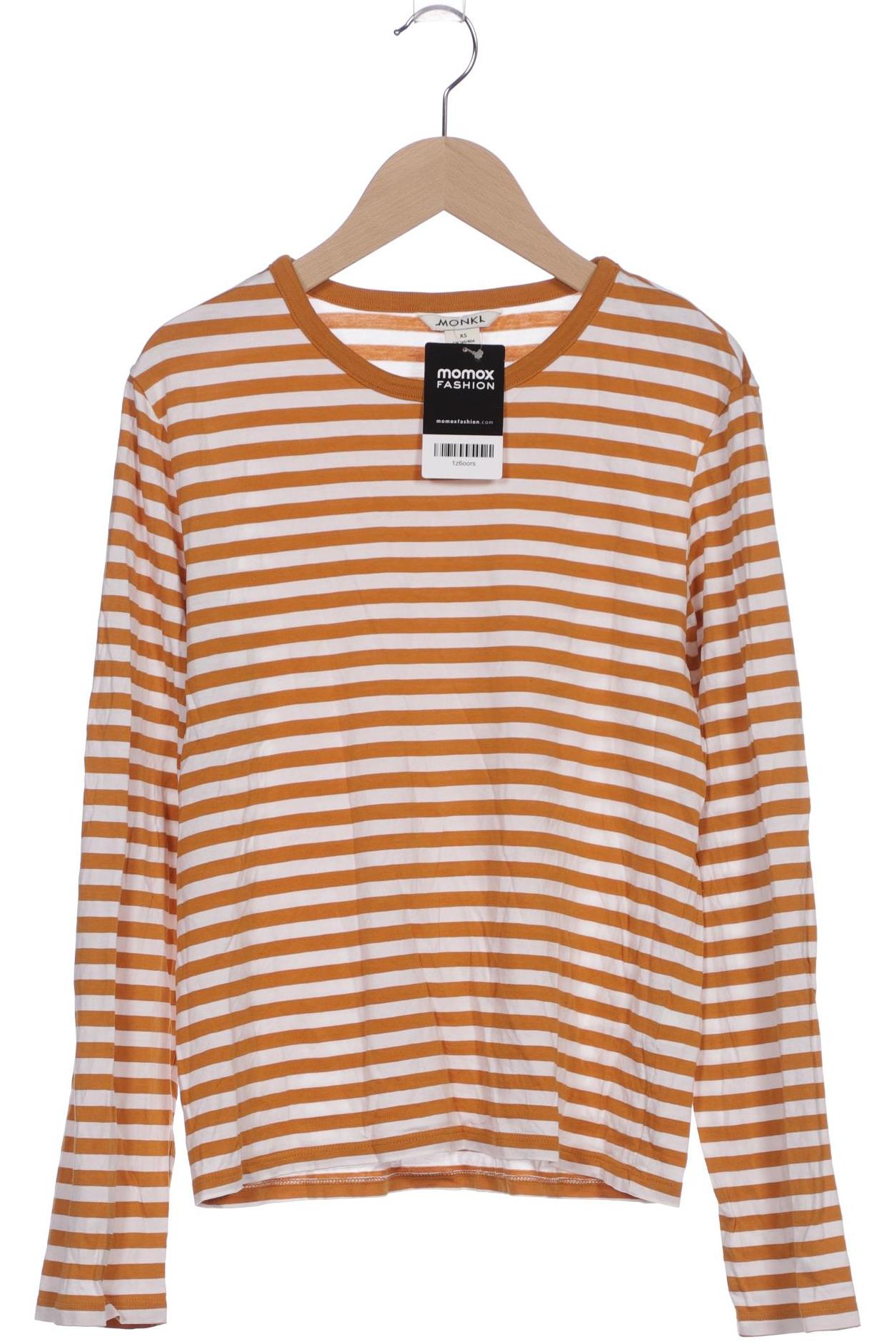 

Monki Damen Langarmshirt, weiß, Gr. 34