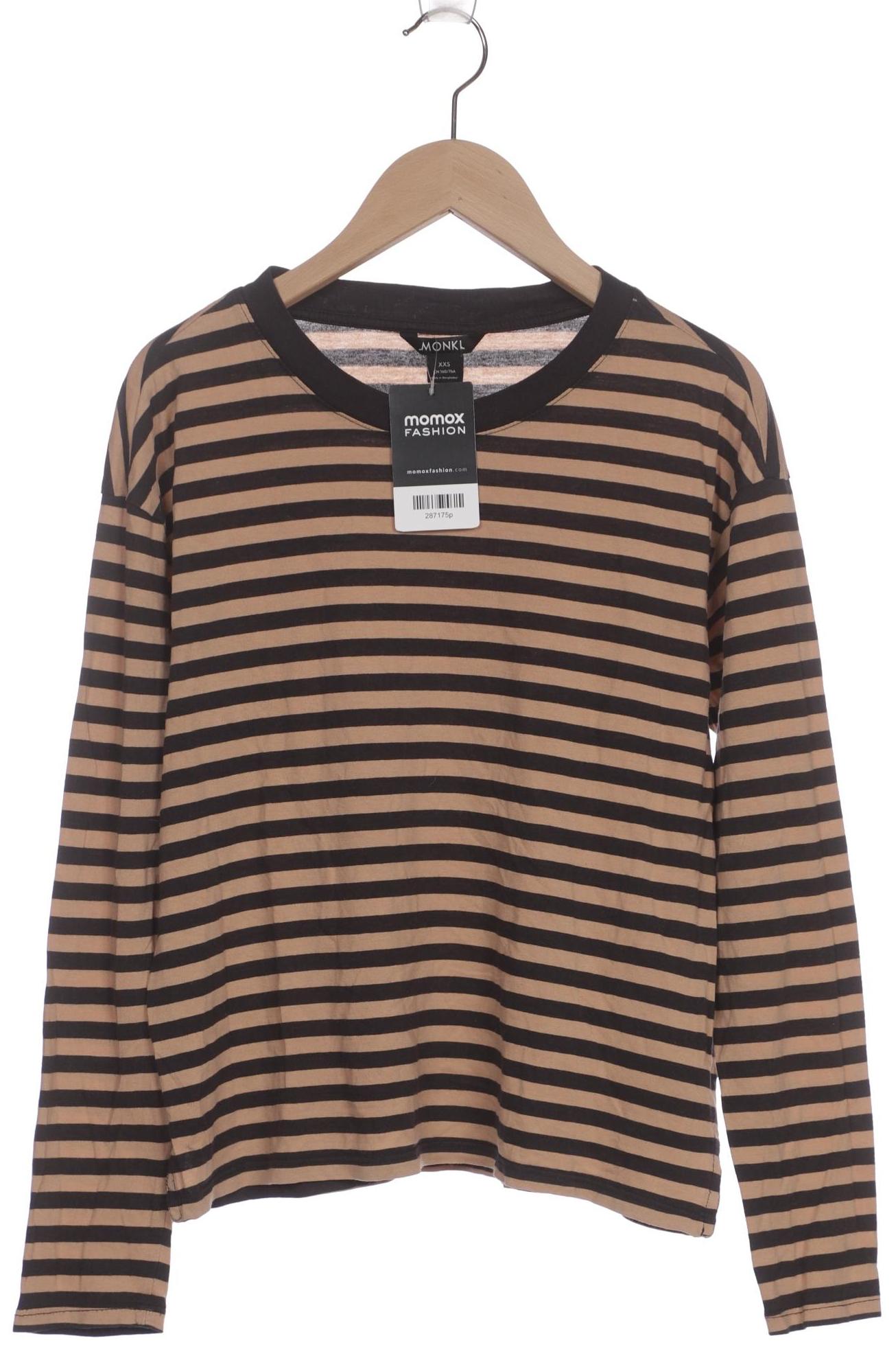

Monki Damen Langarmshirt, braun, Gr. 32