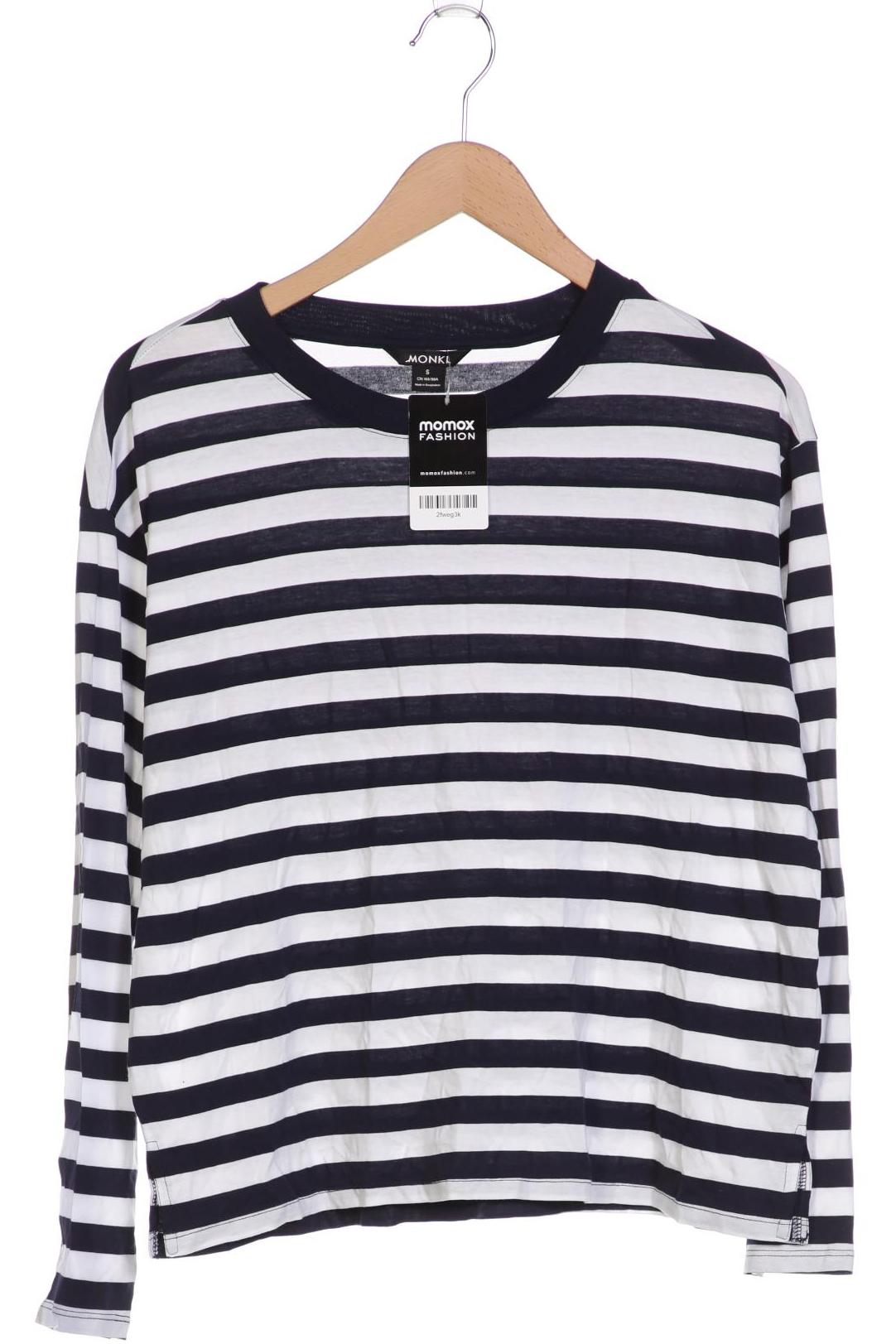 

MONKI Damen Langarmshirt, marineblau