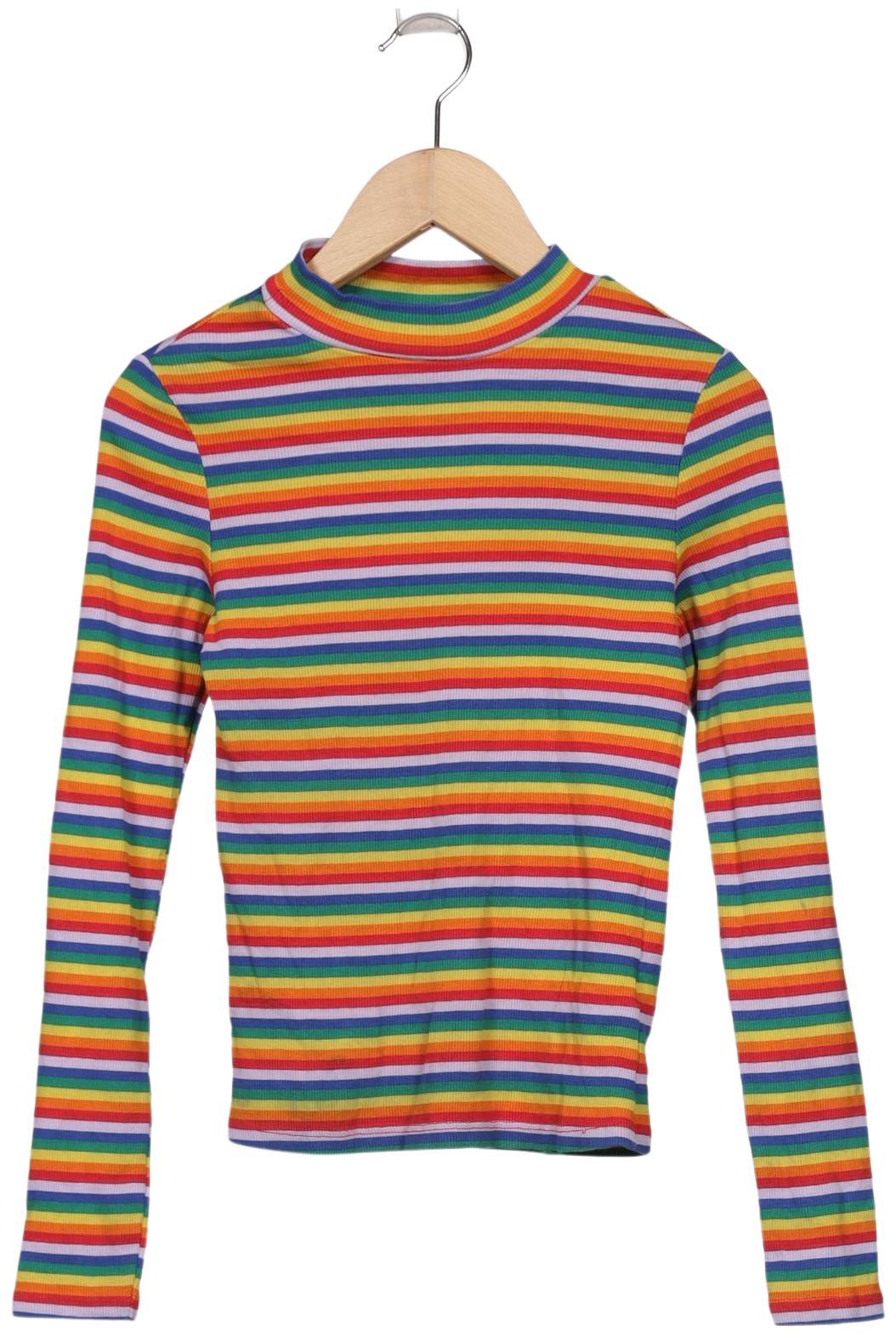 

Monki Damen Langarmshirt, mehrfarbig, Gr. 34