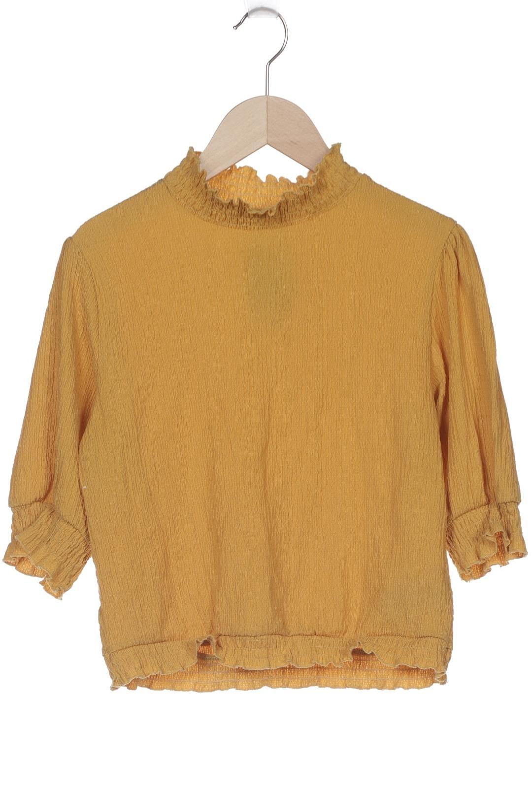 

Monki Damen Langarmshirt, gelb, Gr. 38